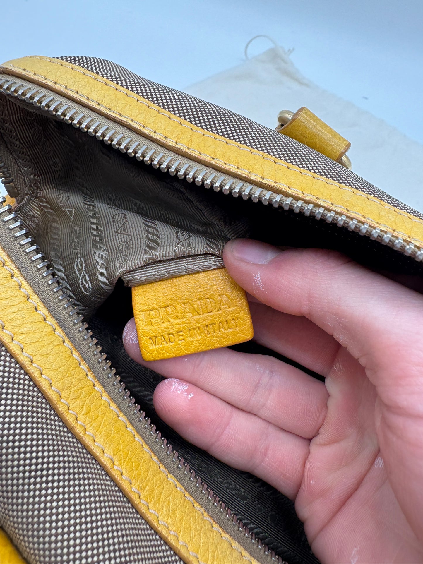 Prada mini Boston vintage Handtasche