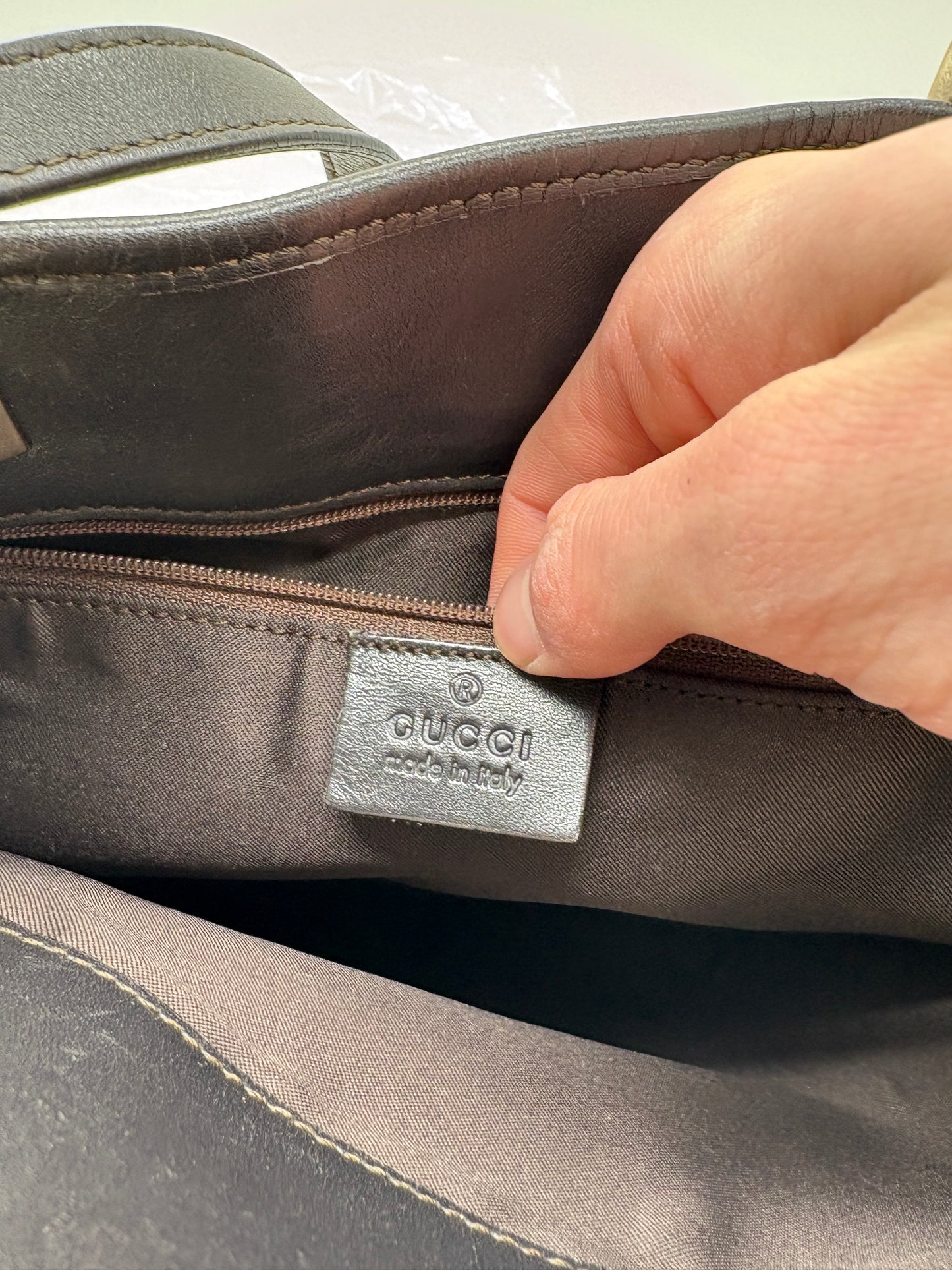 Gucci GG Canvas Handtasche Shoppingtasche
Beige 0021098