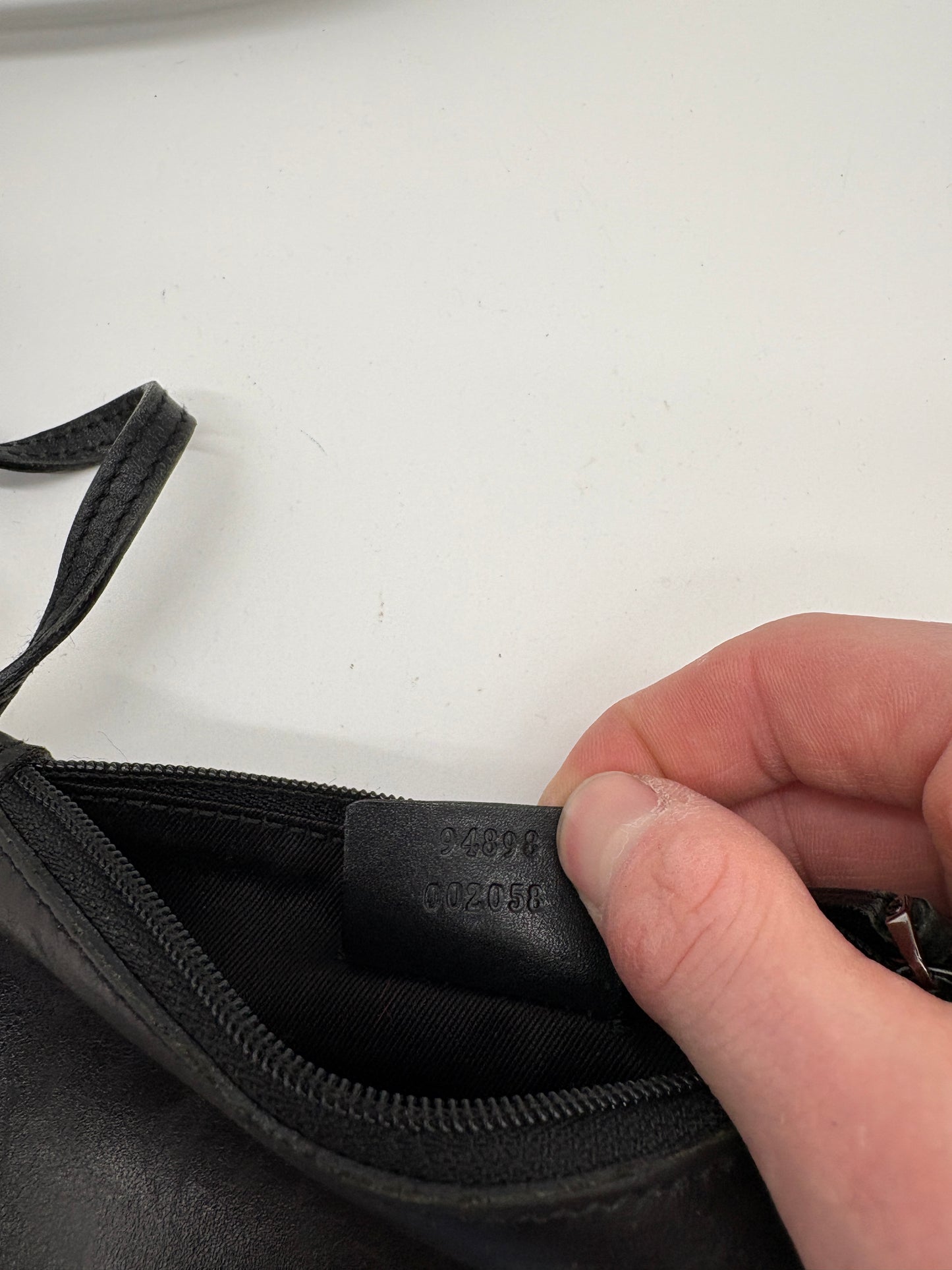 Gucci GG Monogram Canvas Handtasche Schwarz