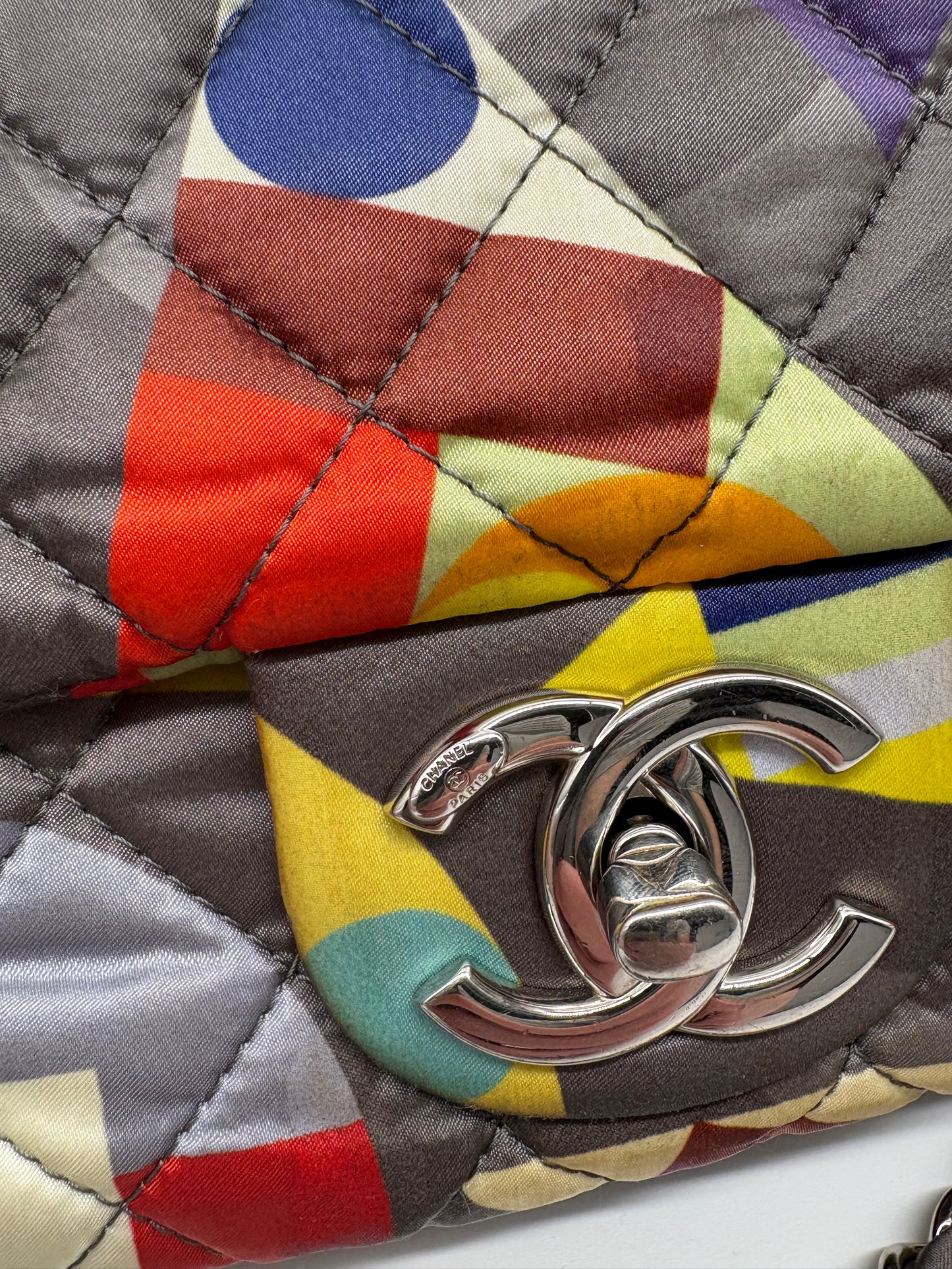 Bunte Chanel Timeless Classic Flap Handtasche (Luxus Color Chanel)