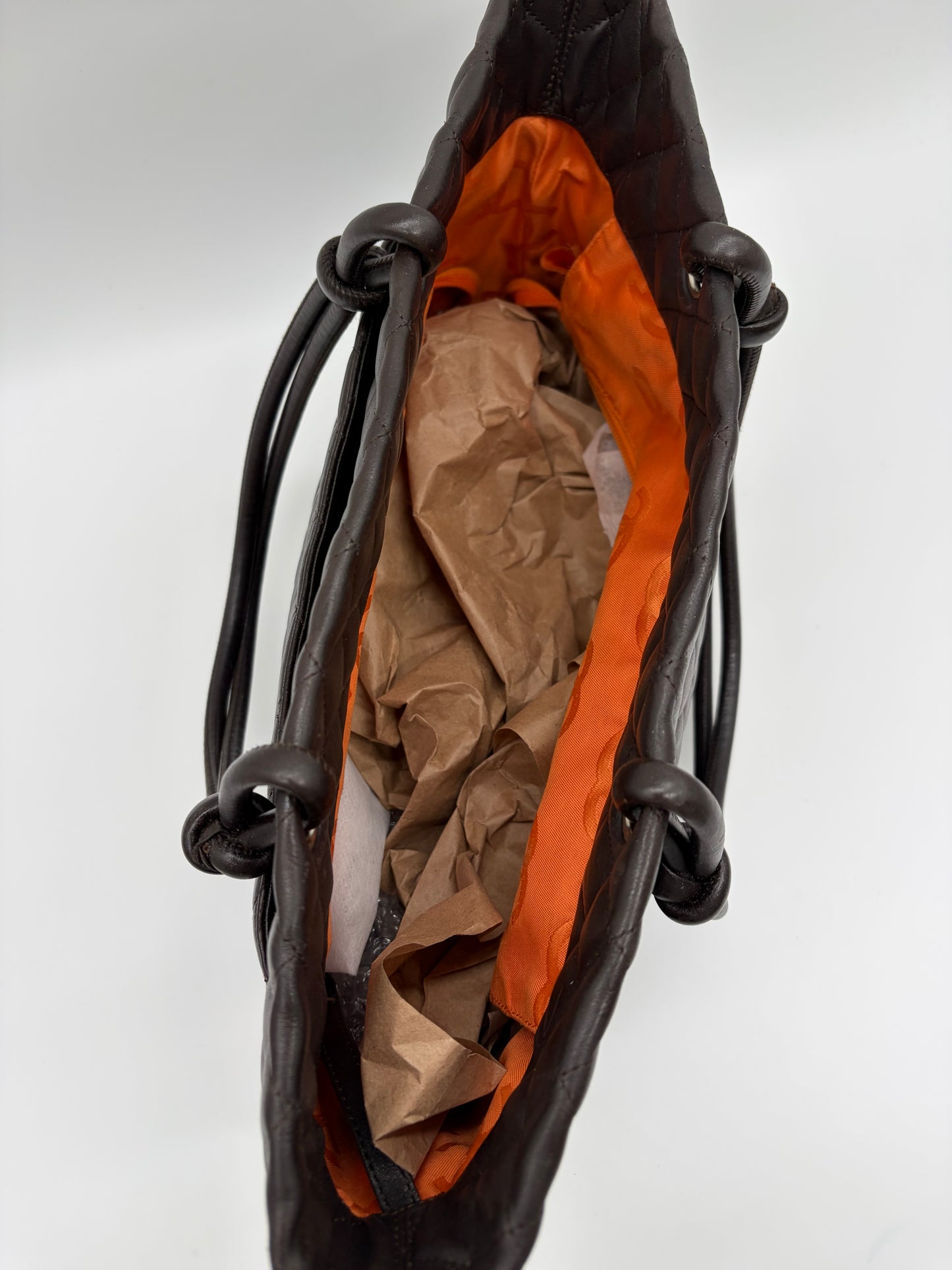 Chanel Cambon Tote Bag braune Shopping Handtasche