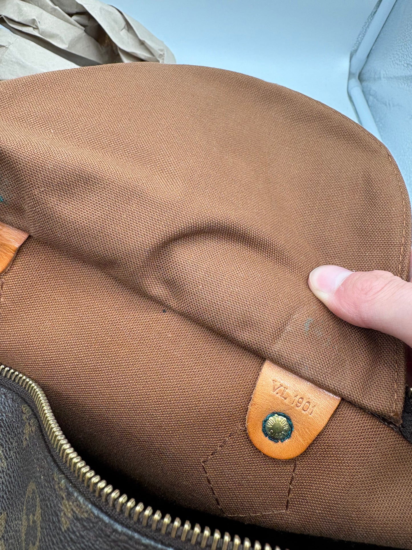 Louis Vuitton Speedy 30 Monogram Canvas Vintage Handtasche