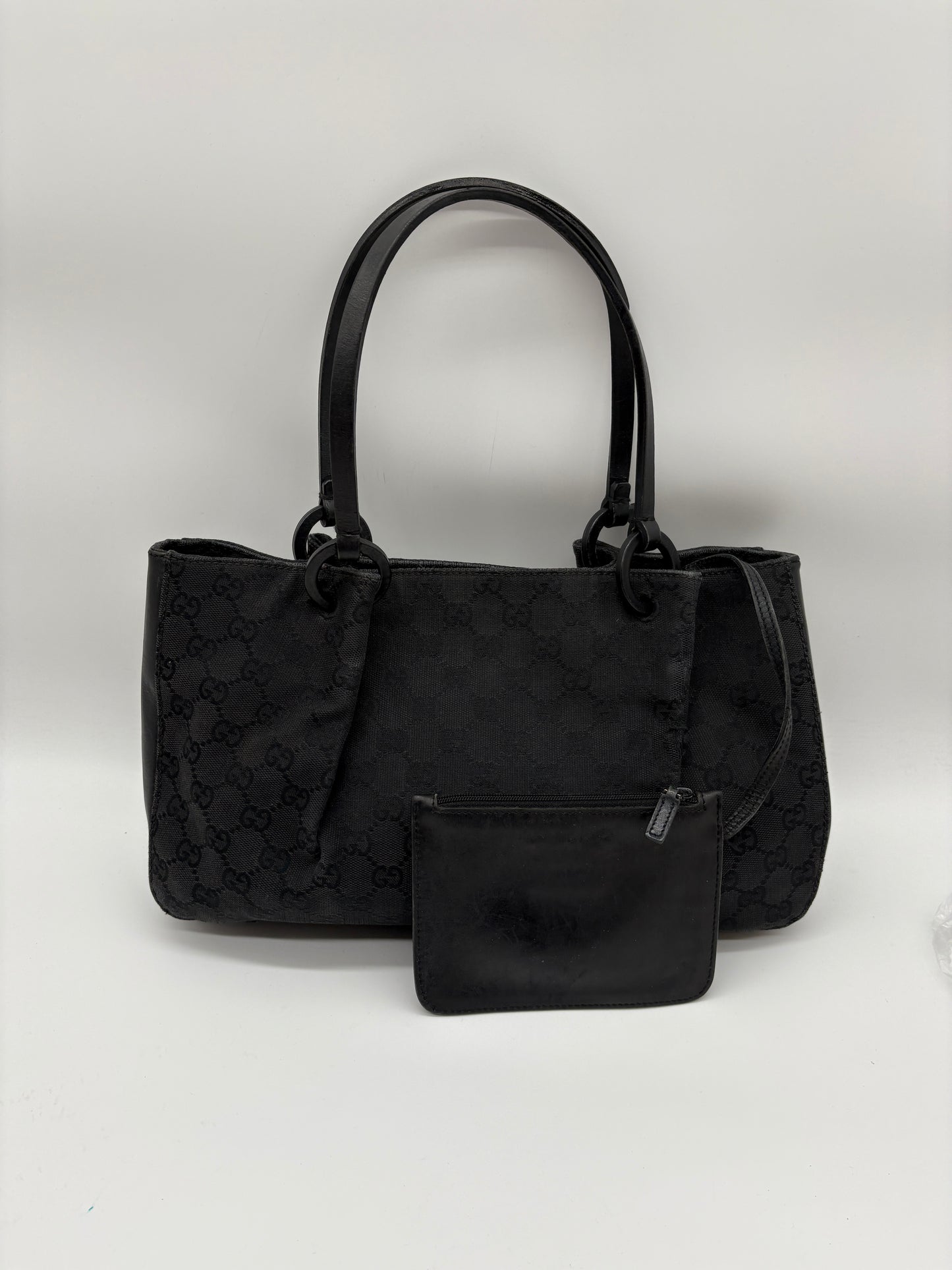 Gucci GG Monogram Canvas Handtasche Schwarz