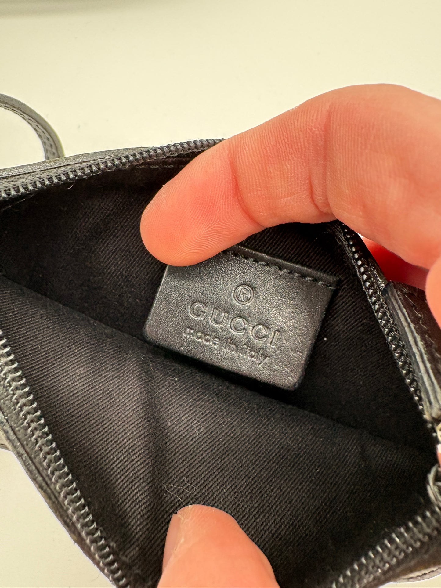 Gucci GG Monogram Canvas Handtasche Schwarz