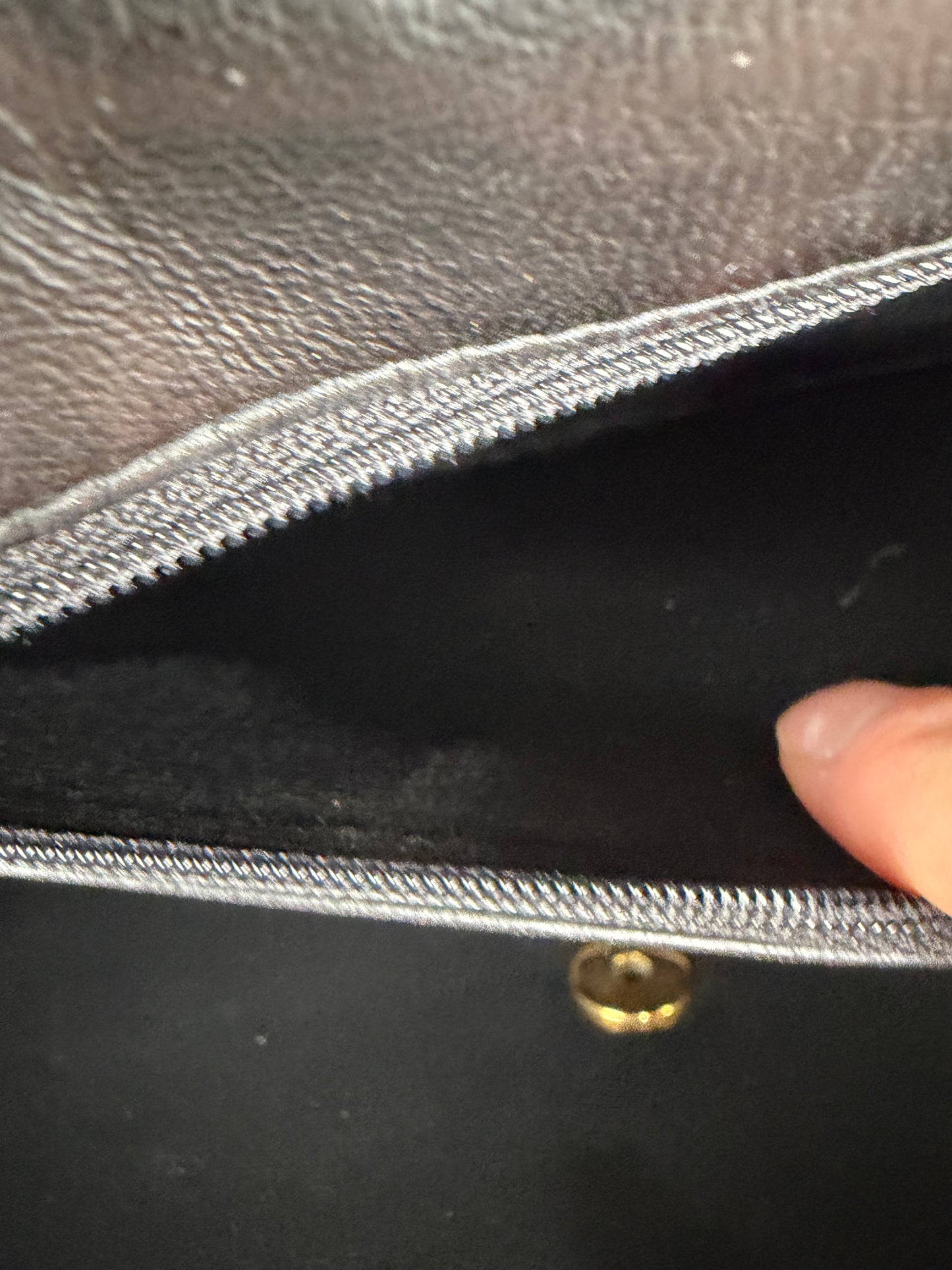 Chanel Deca Matelassé 30 Lackleder Schultertasche