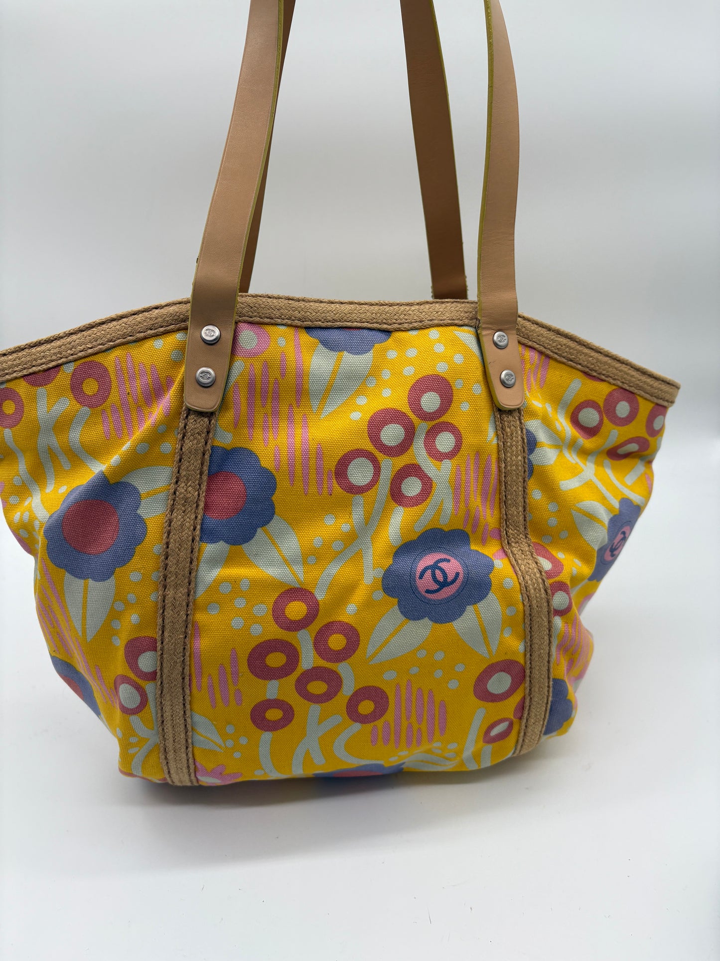Chanel Flower Tote Bag Shopping Tasche