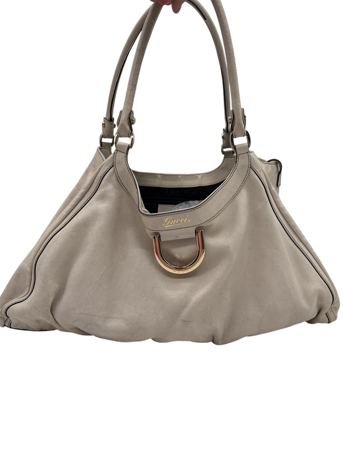 Gucci Abbey Schultertasche aus Leder
