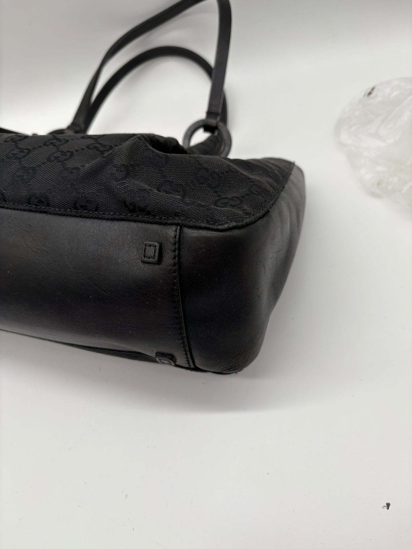 Gucci GG Monogram Canvas Handtasche Schwarz