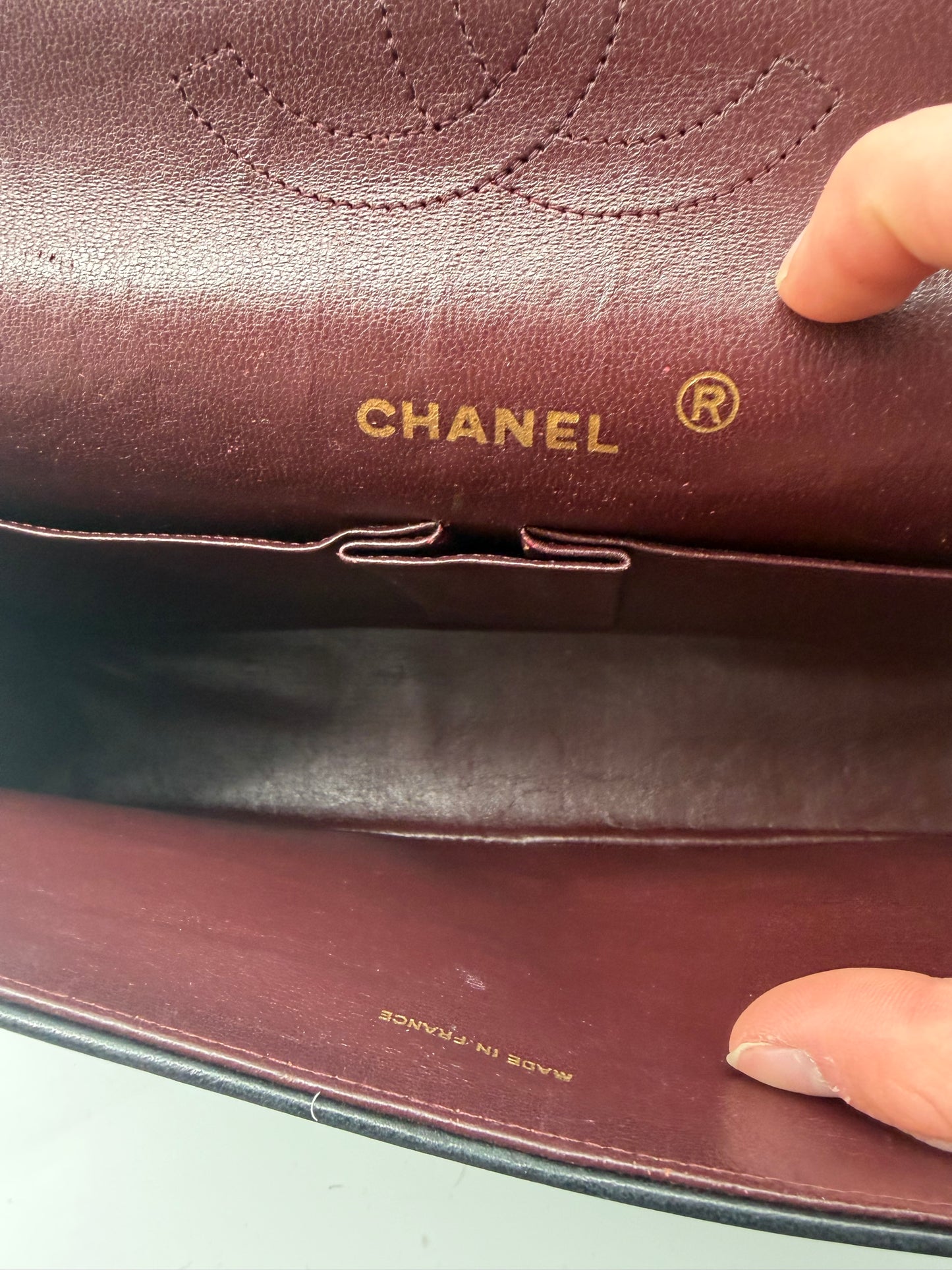 Chanel Double Flap Medium Schwarz GHW