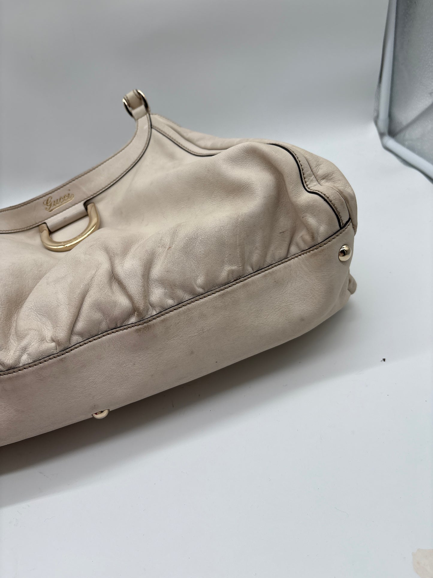Gucci Abbey Schultertasche aus Leder