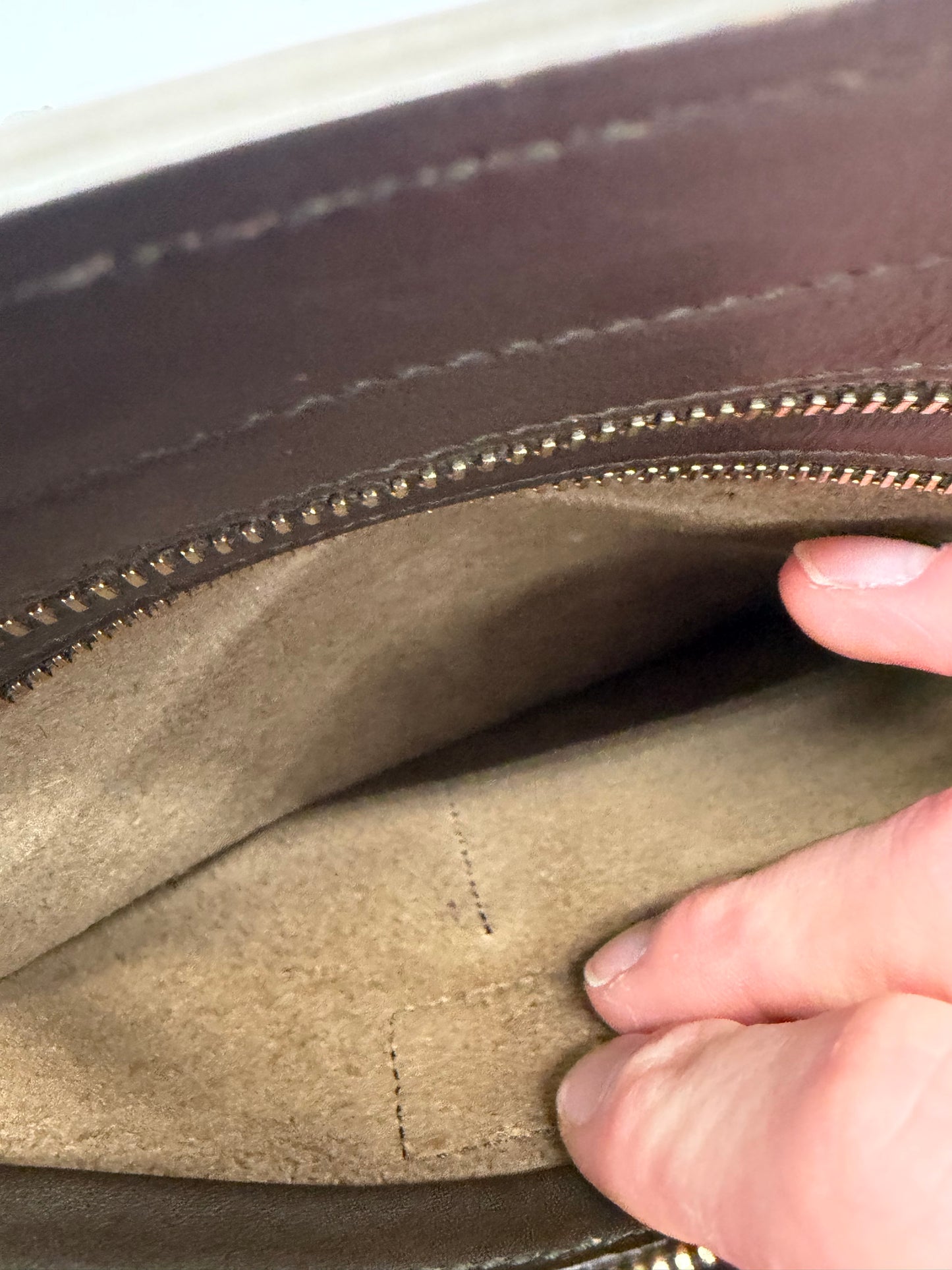 Yves Saint Laurent Handtasche Braun