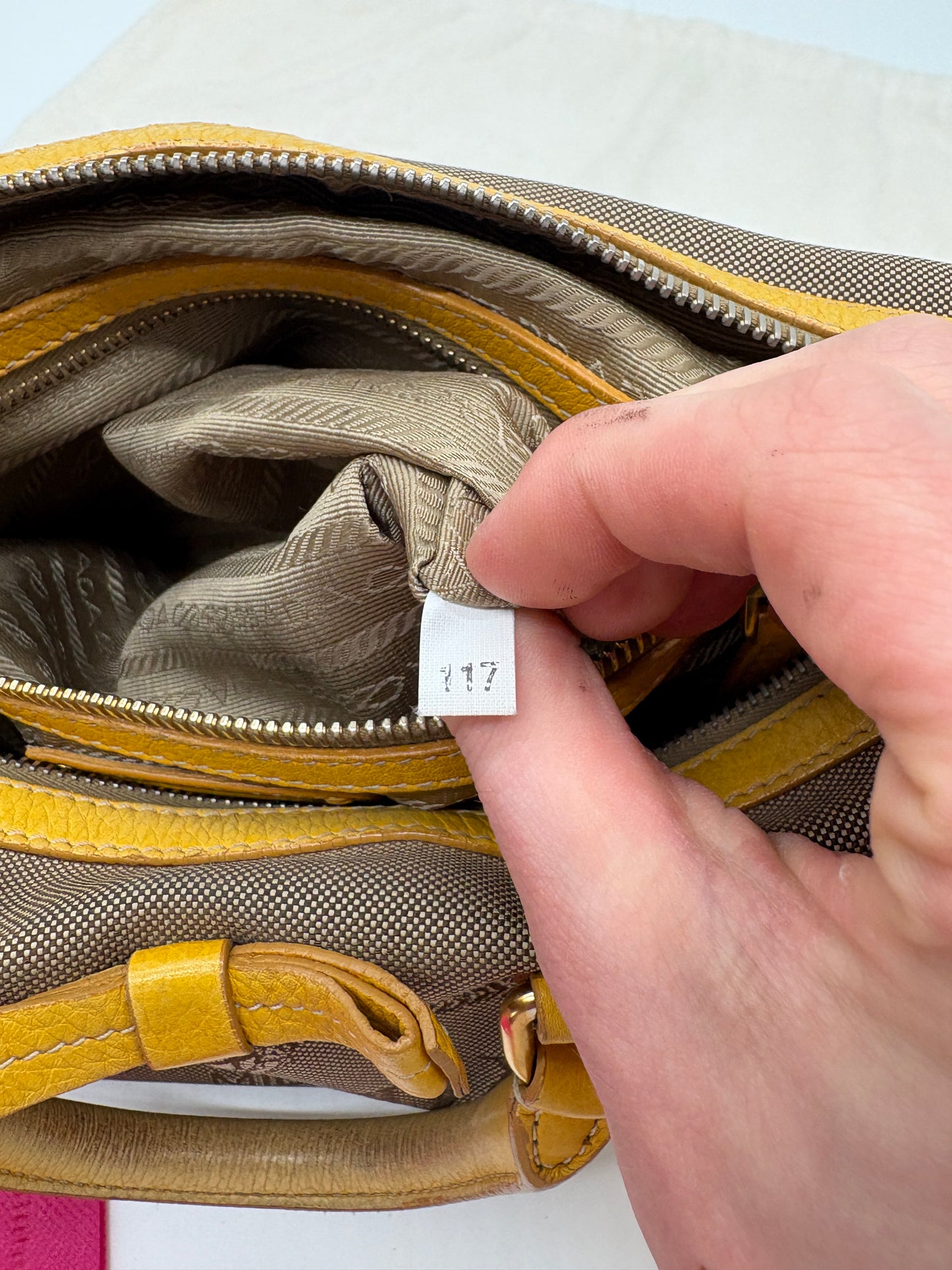 Prada mini Boston vintage Handtasche