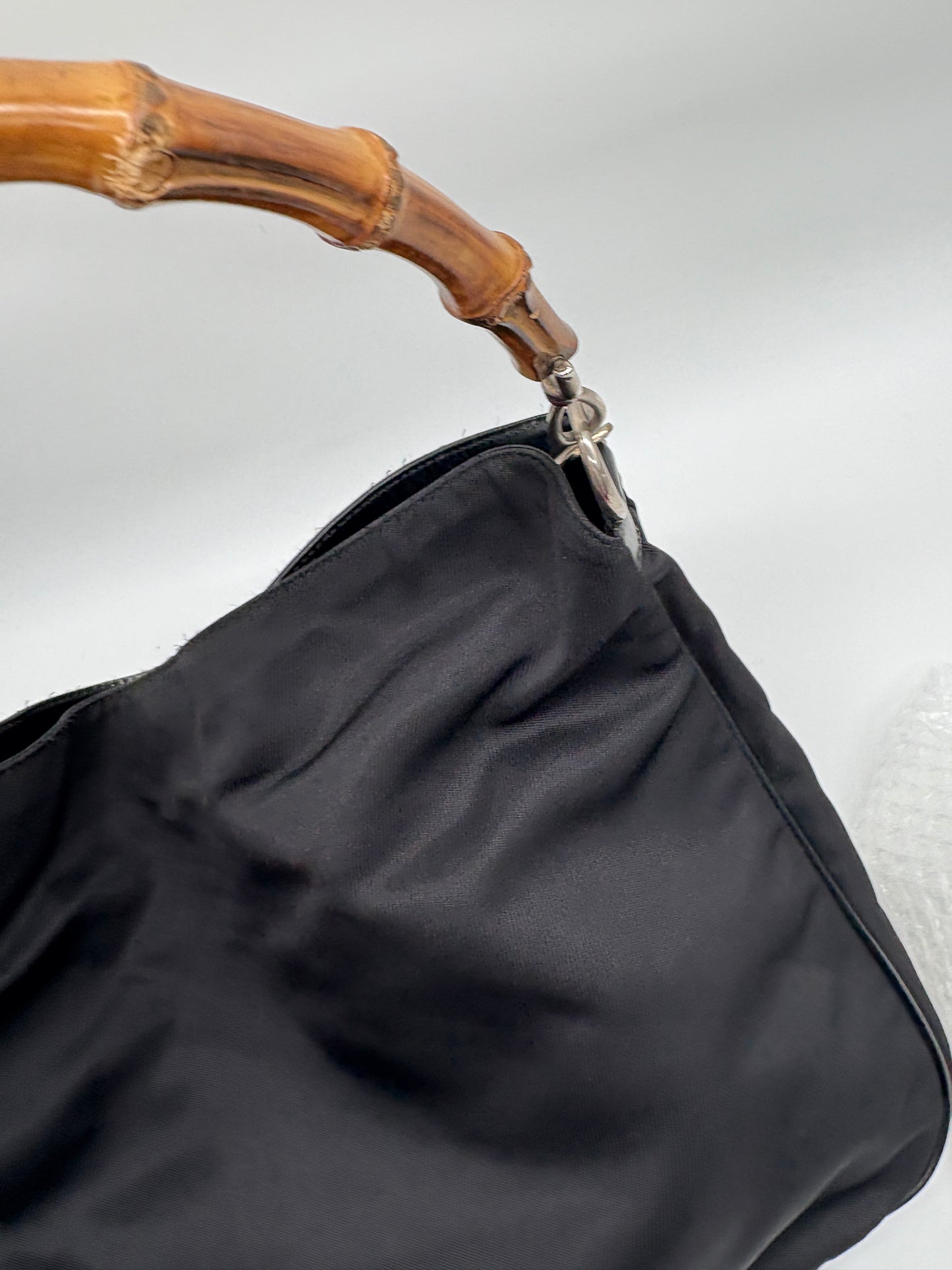 Gucci Bamboo Bambus Schultertasche