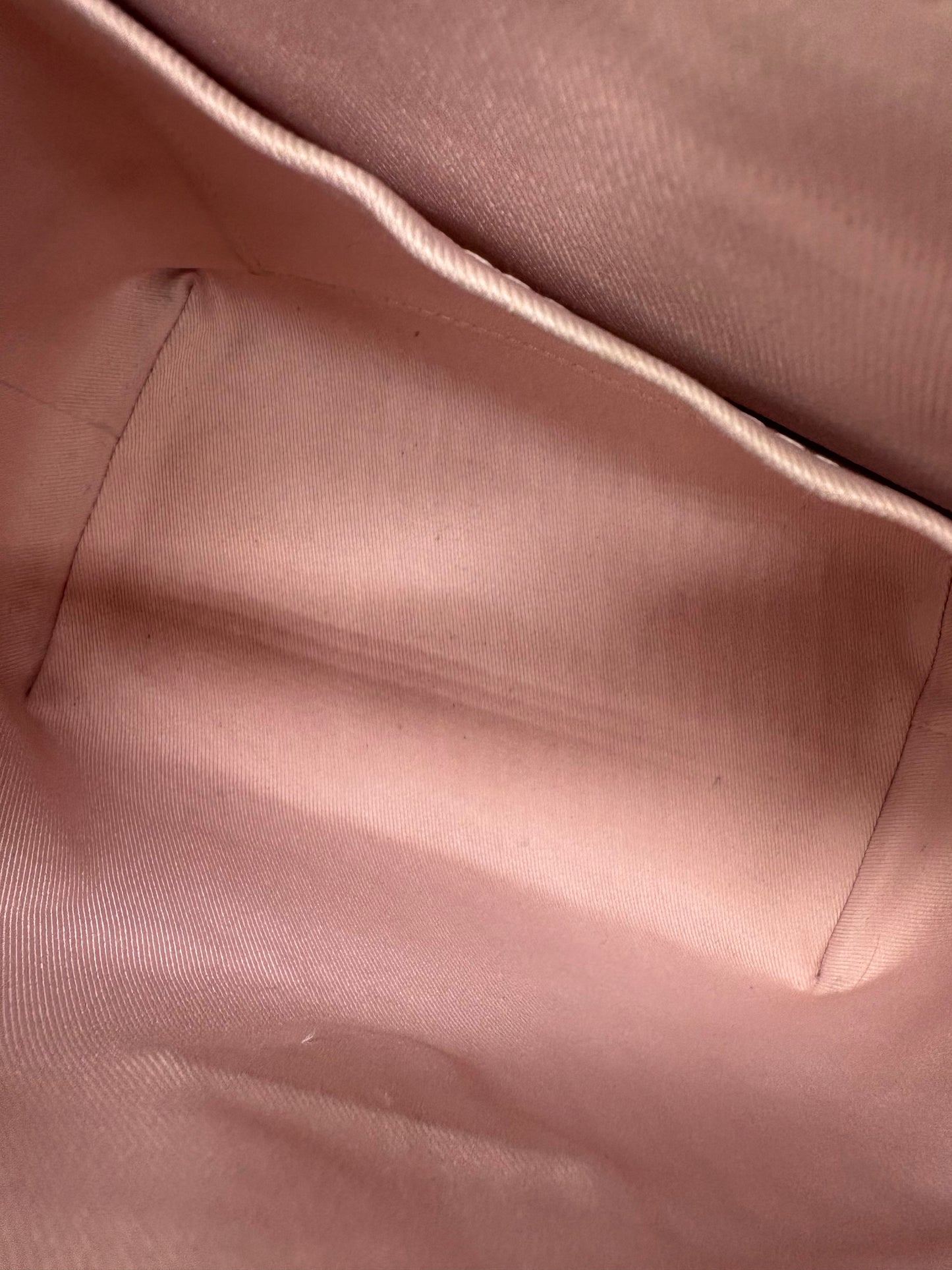 Louis Vuitton Damier Ebene Clapton Rucksack braun pink