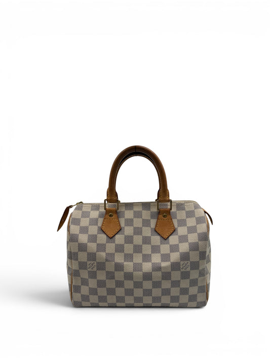 Louis Vuitton Speedy 25 Damier Azur Canvas Handtasche
