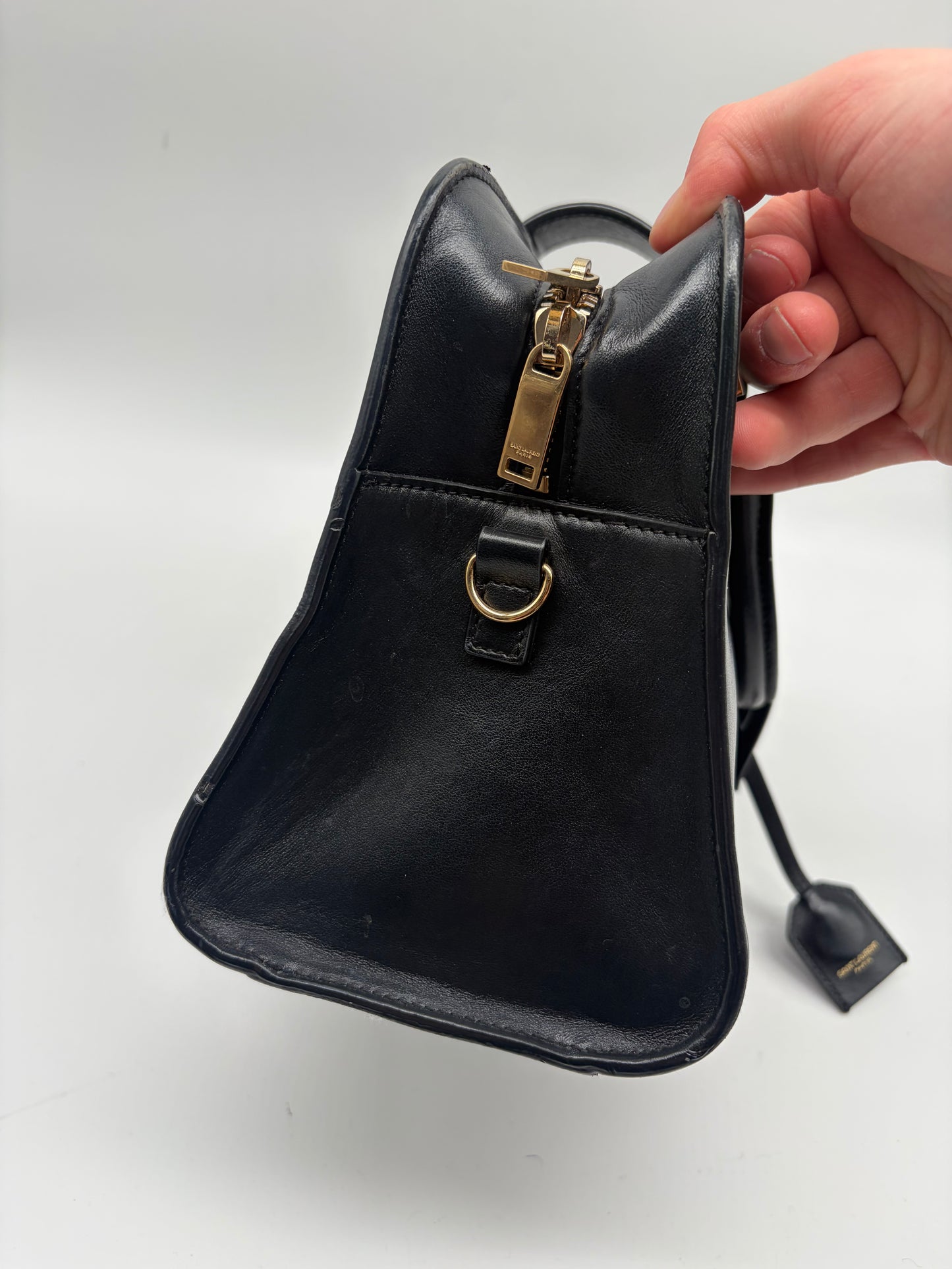 Saint Laurent Baby Cabas Handtasche schwarz