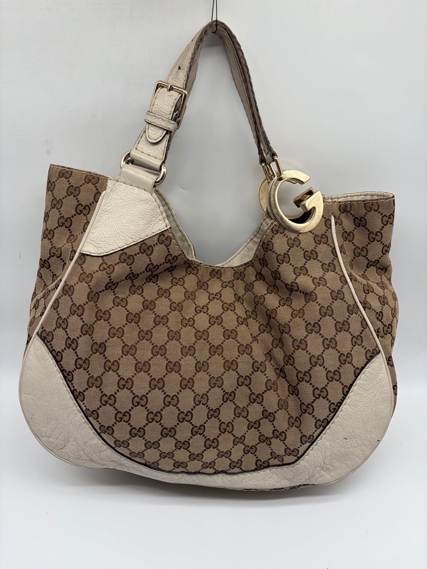 Vintage Gucci Charlotte Hobo Tasche GG Canvas