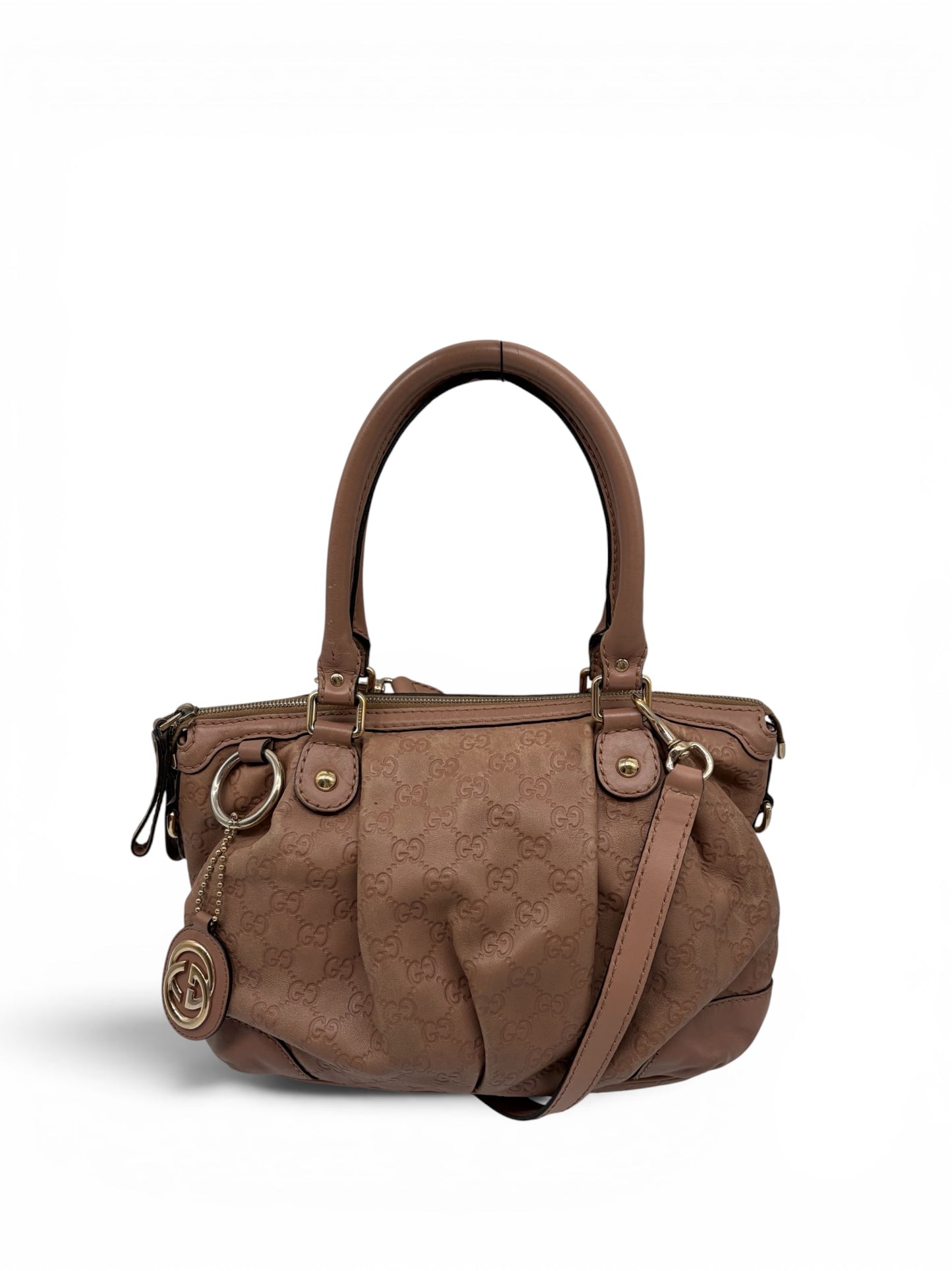 Gucci Guccissima GG Canvas 2Way Shoulder Bag rosa