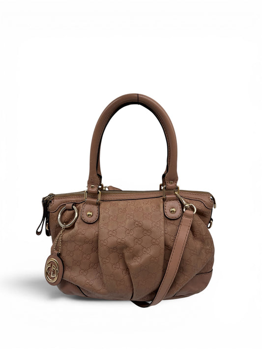 Gucci Guccissima GG Canvas 2Way Shoulder Bag rosa