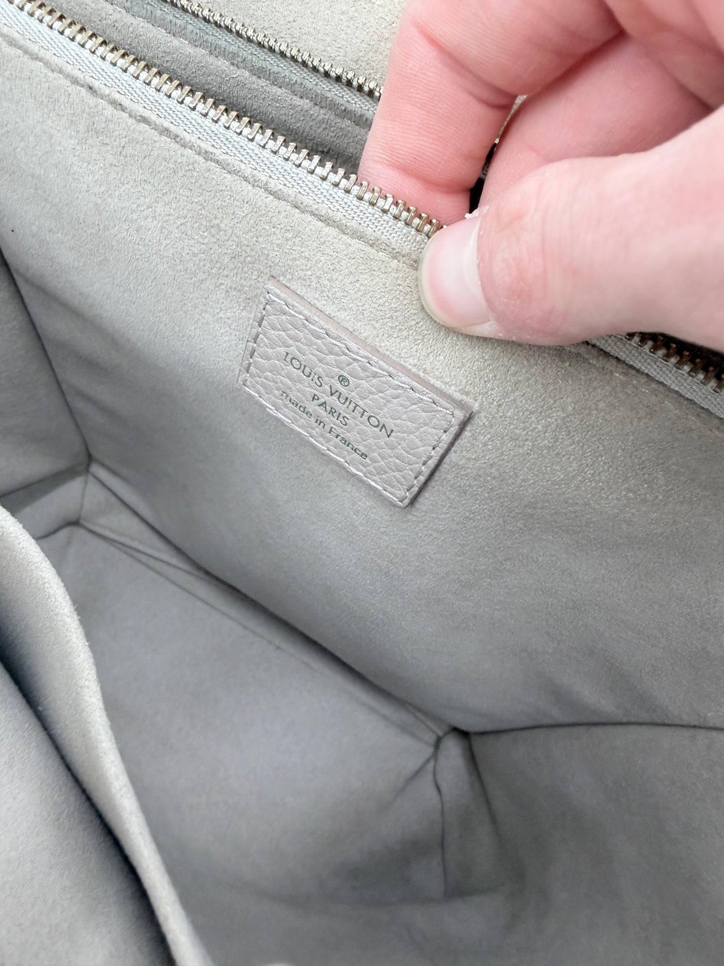 Louis Vuitton Volta Beige Top Handle Crossbody Bag