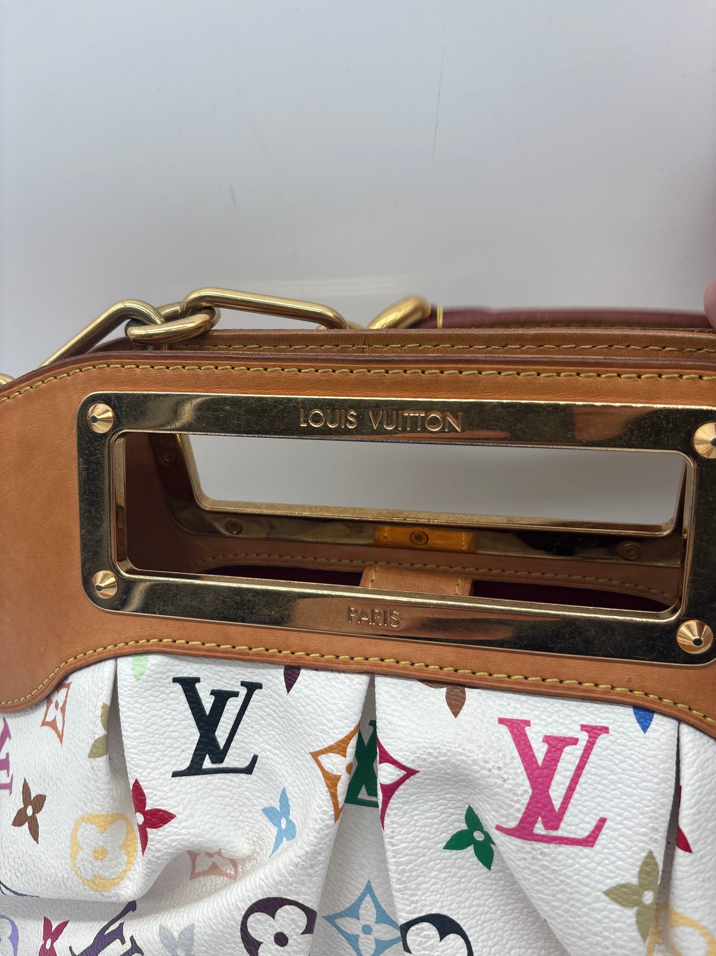 Louis Vuitton Multicolor Judy PM Handtasche x Takashi Murakami