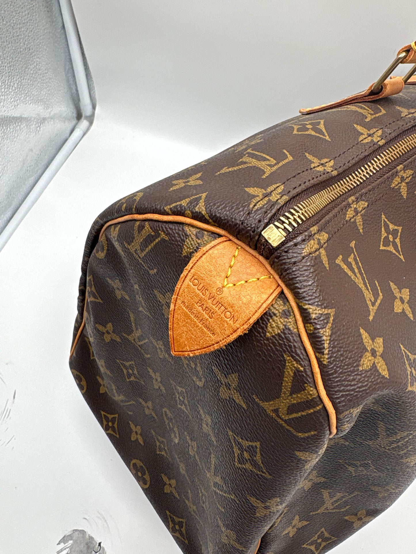 Louis Vuitton Speedy 40 Monogram Handtasche Vintage Boston Bag