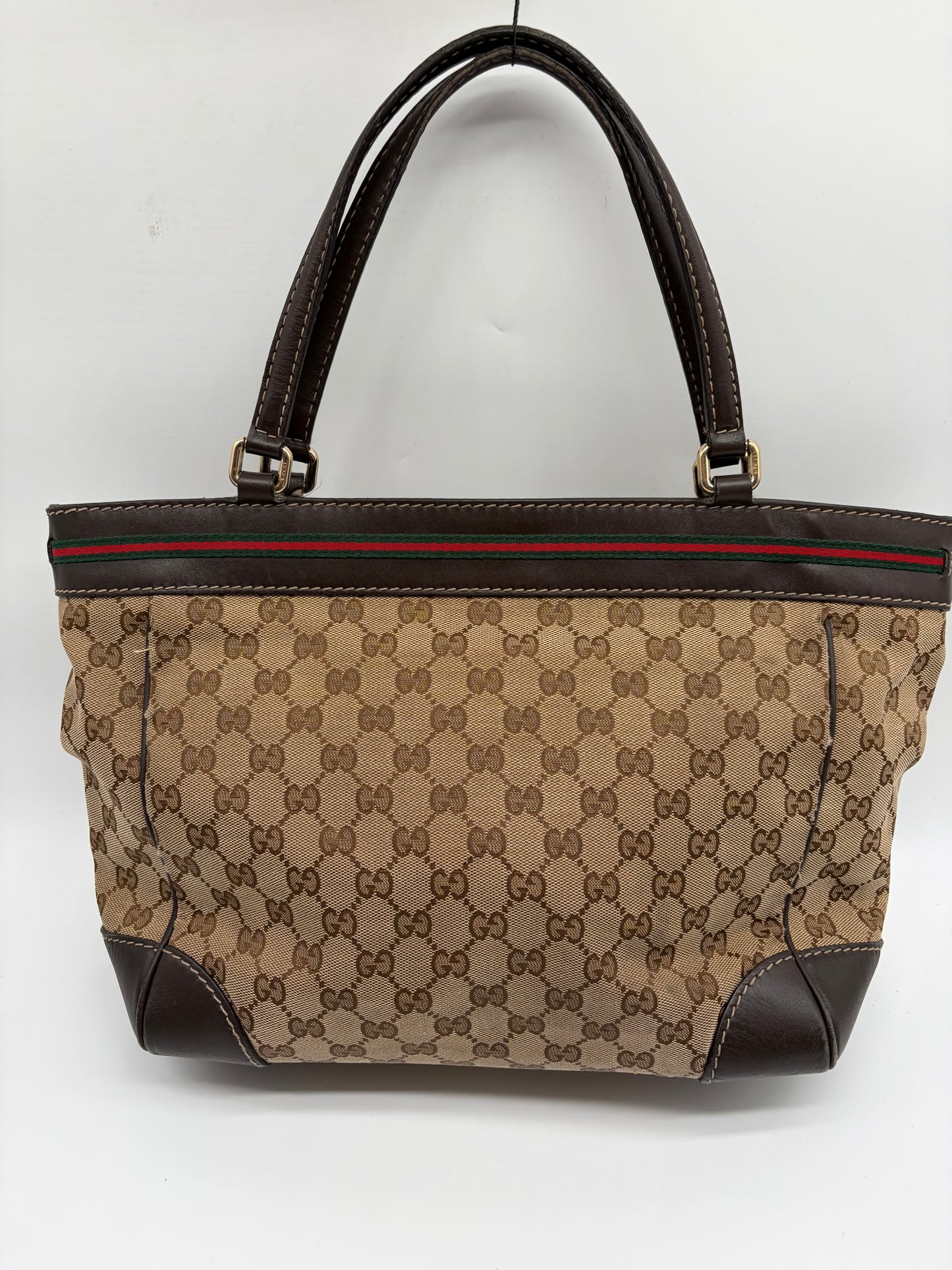 Gucci Mayfair Tote Bag Braun Beige