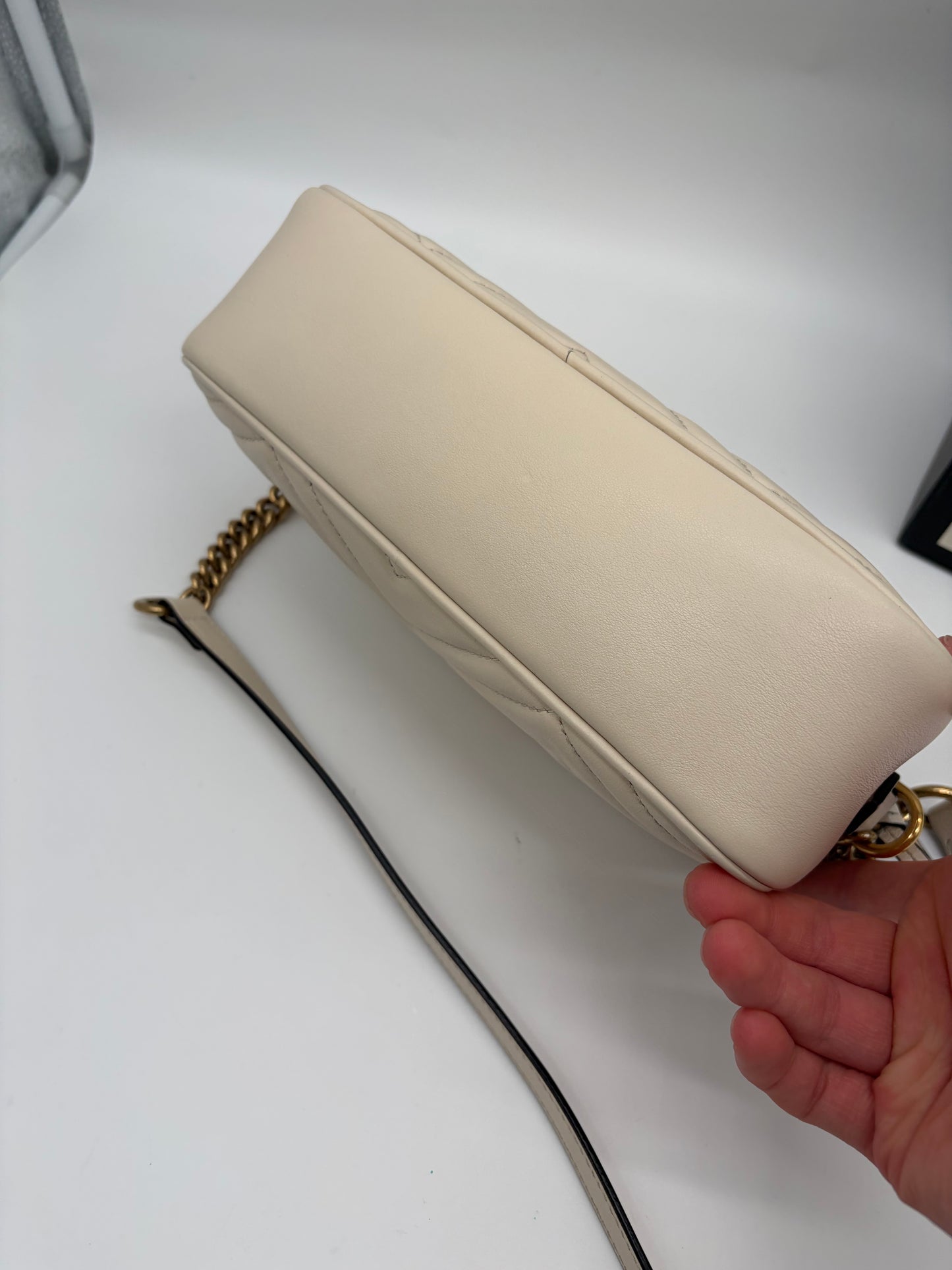 Gucci GG Marmont Beige Schultertasche