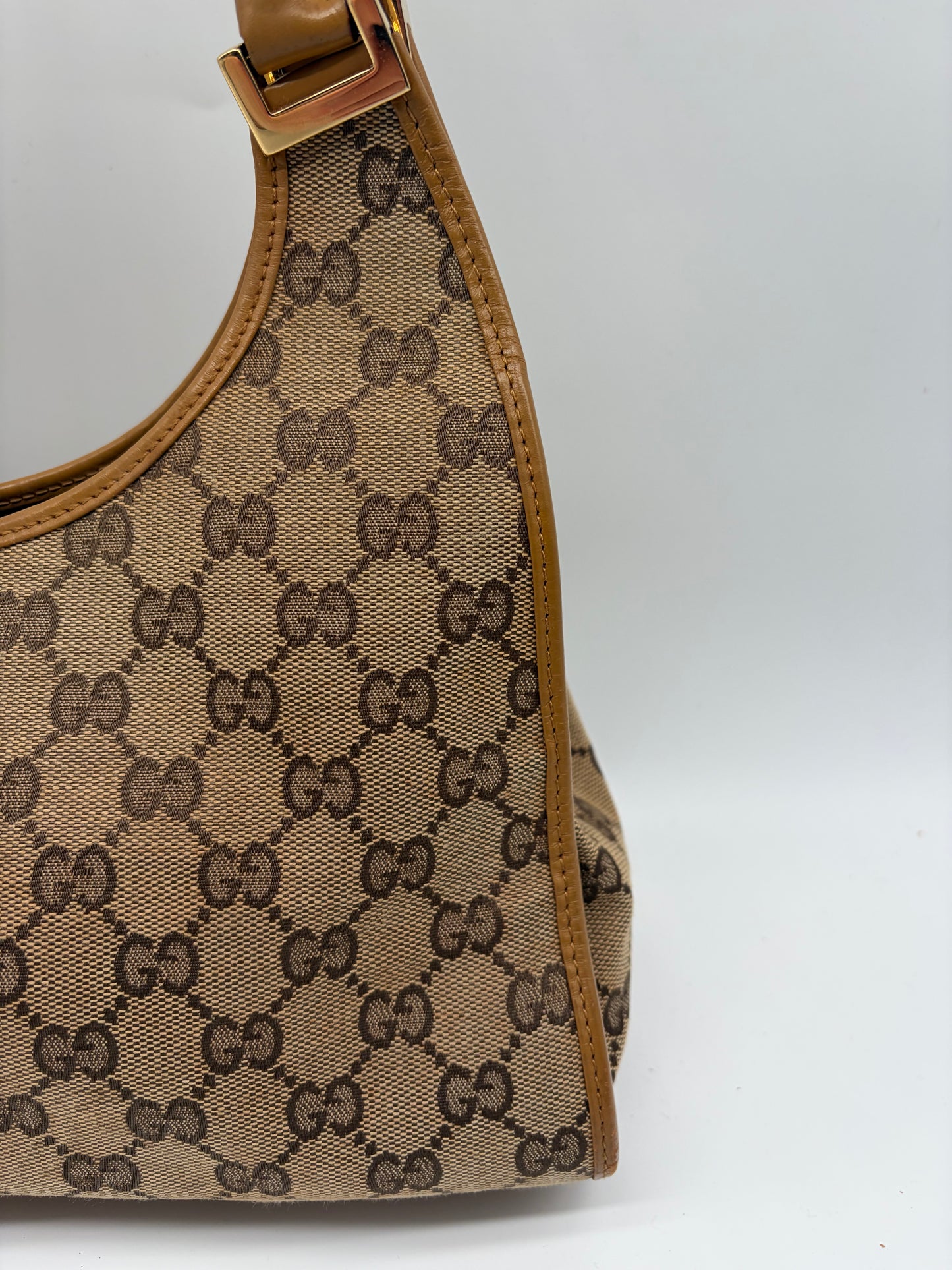 Gucci Jackie Bardot Handtasche beige