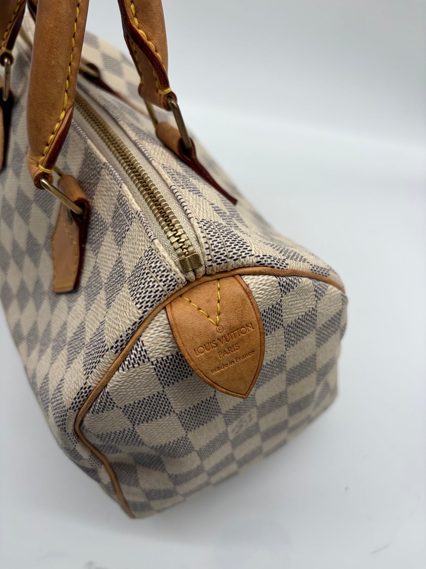 Louis Vuitton Speedy 25 Damier Azur Canvas Handtasche