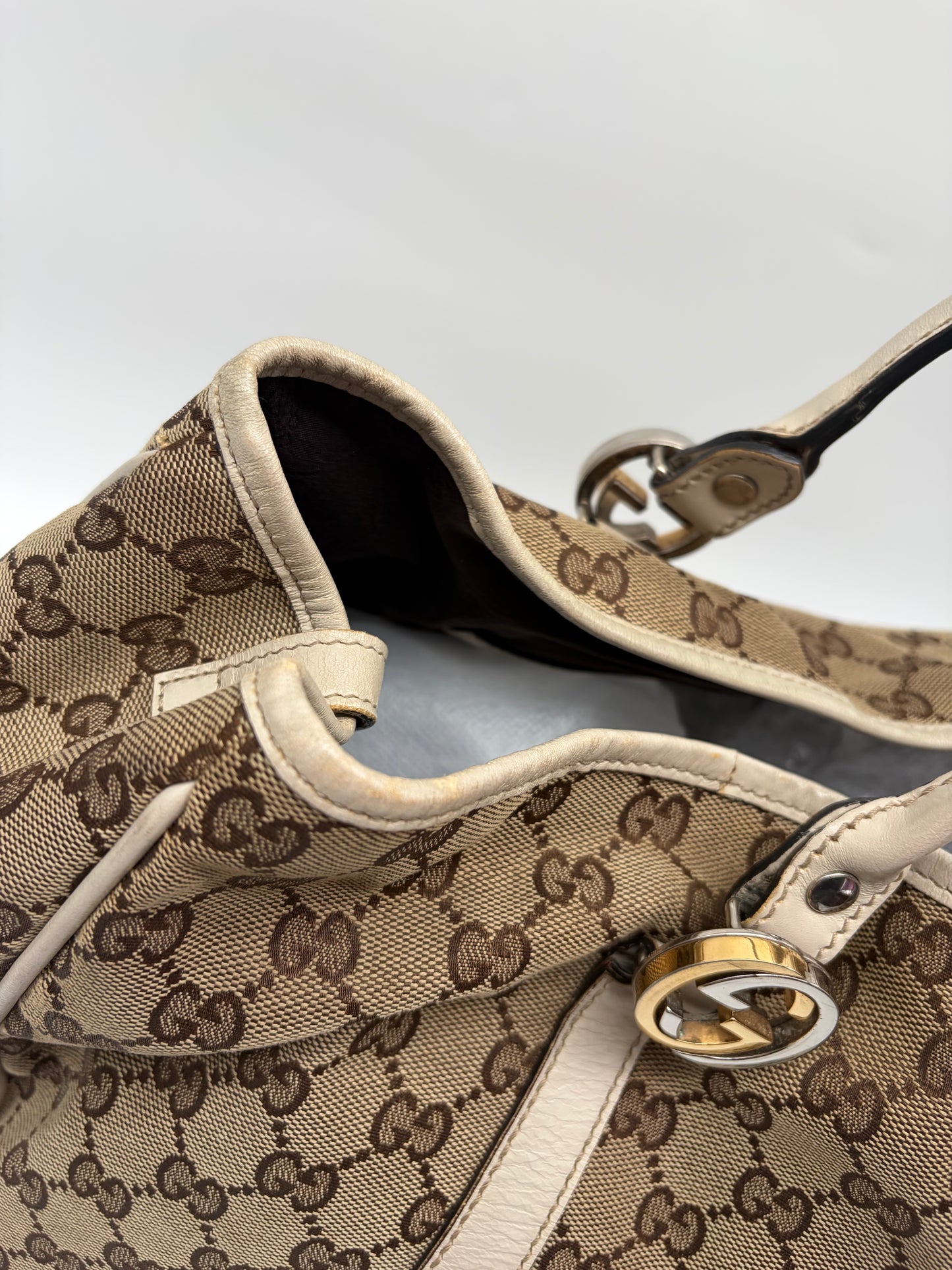 Gucci Monogram Twin GG Handtasche Shopper
