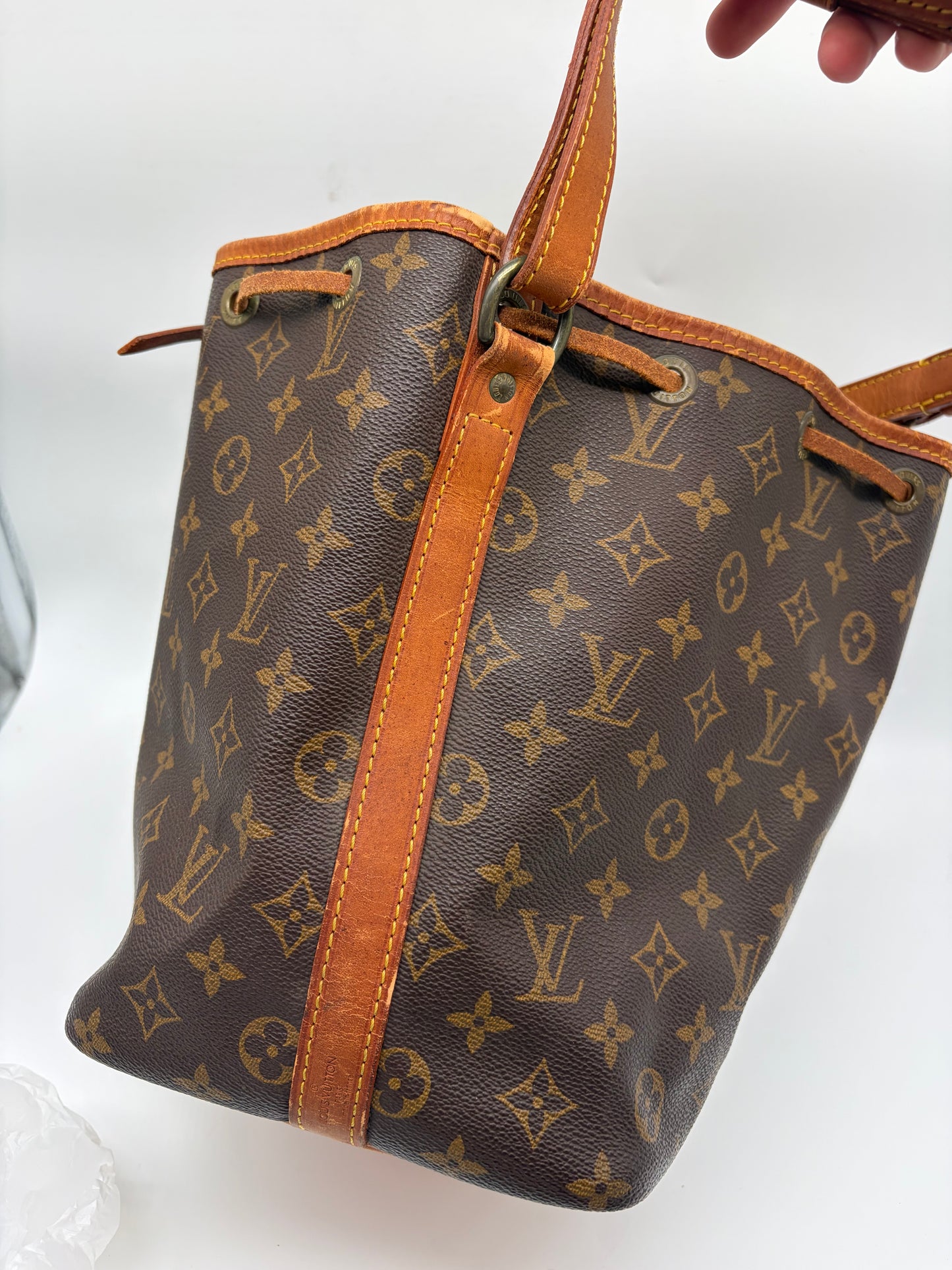 Louis Vuitton Petit Noé Monogram Canvas Bucket Bag