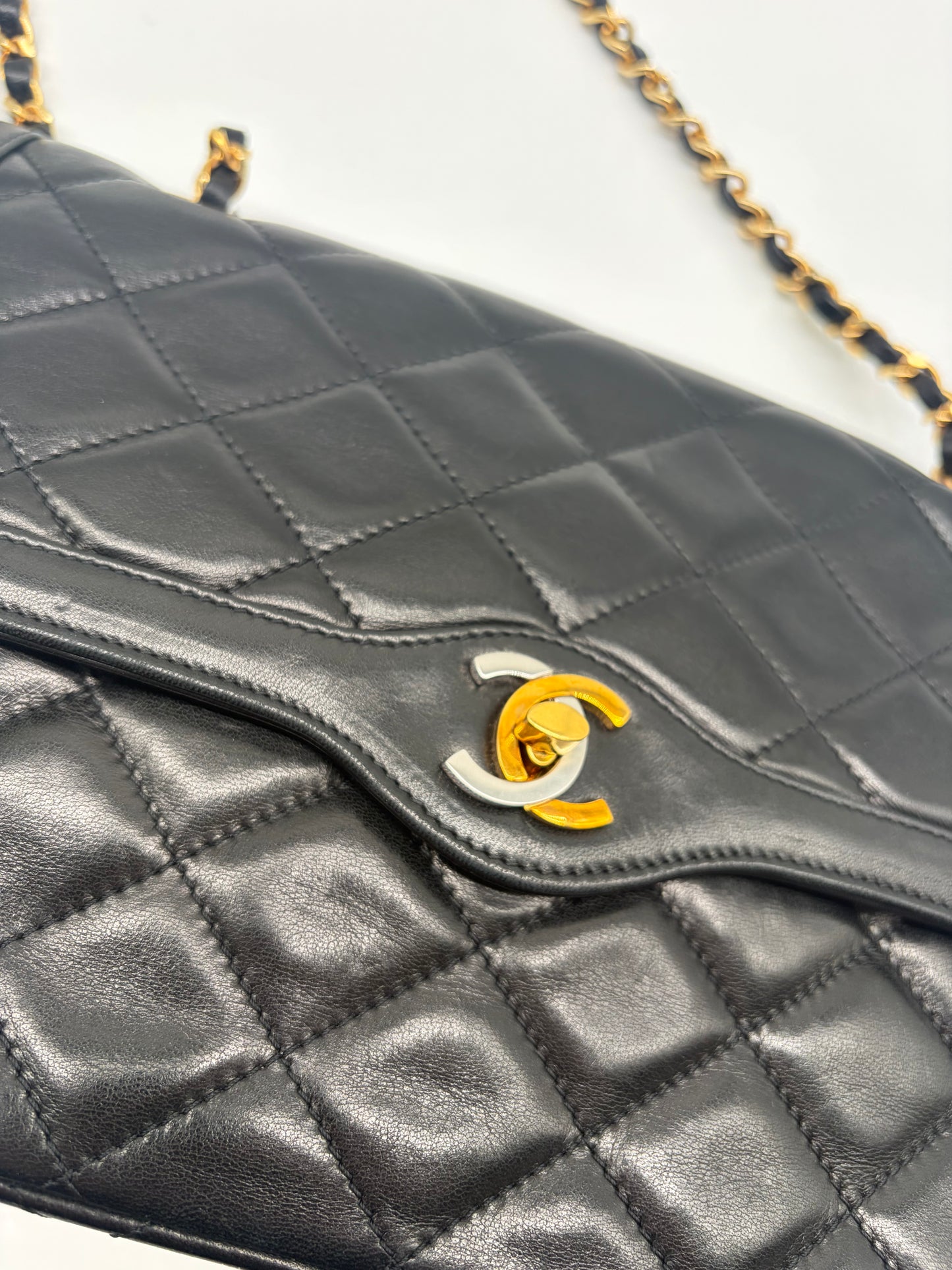 Chanel Paris Double Flap Two Tone Hardware Limited Edition