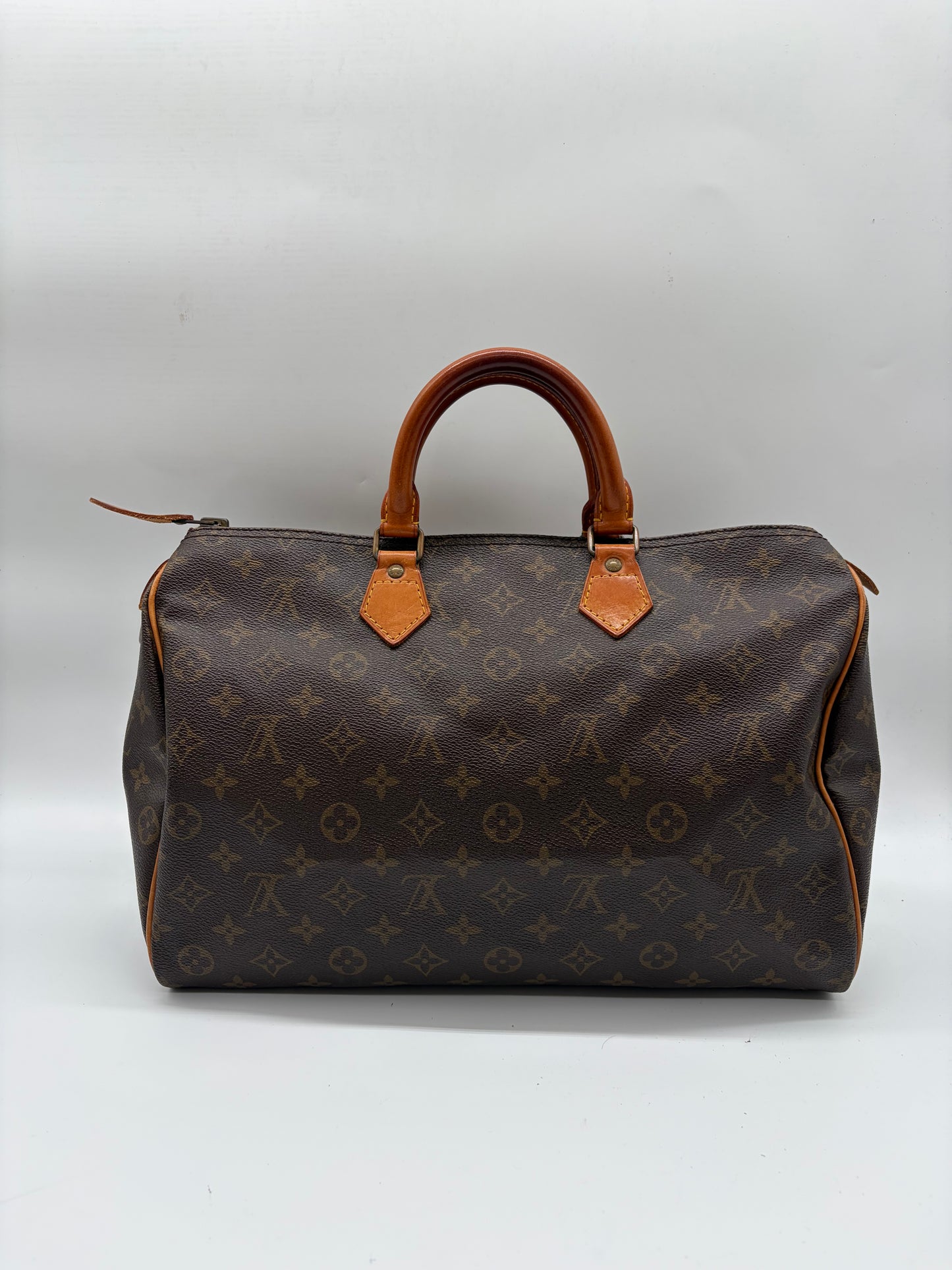 Louis Vuitton Monogram Speedy 35 braune Handtasche