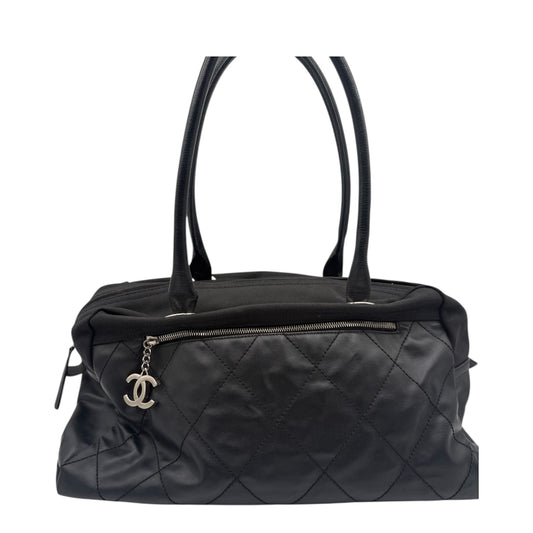 Chanel Paris Biarritz Handtasche schwarz- Luxus Boston Bag