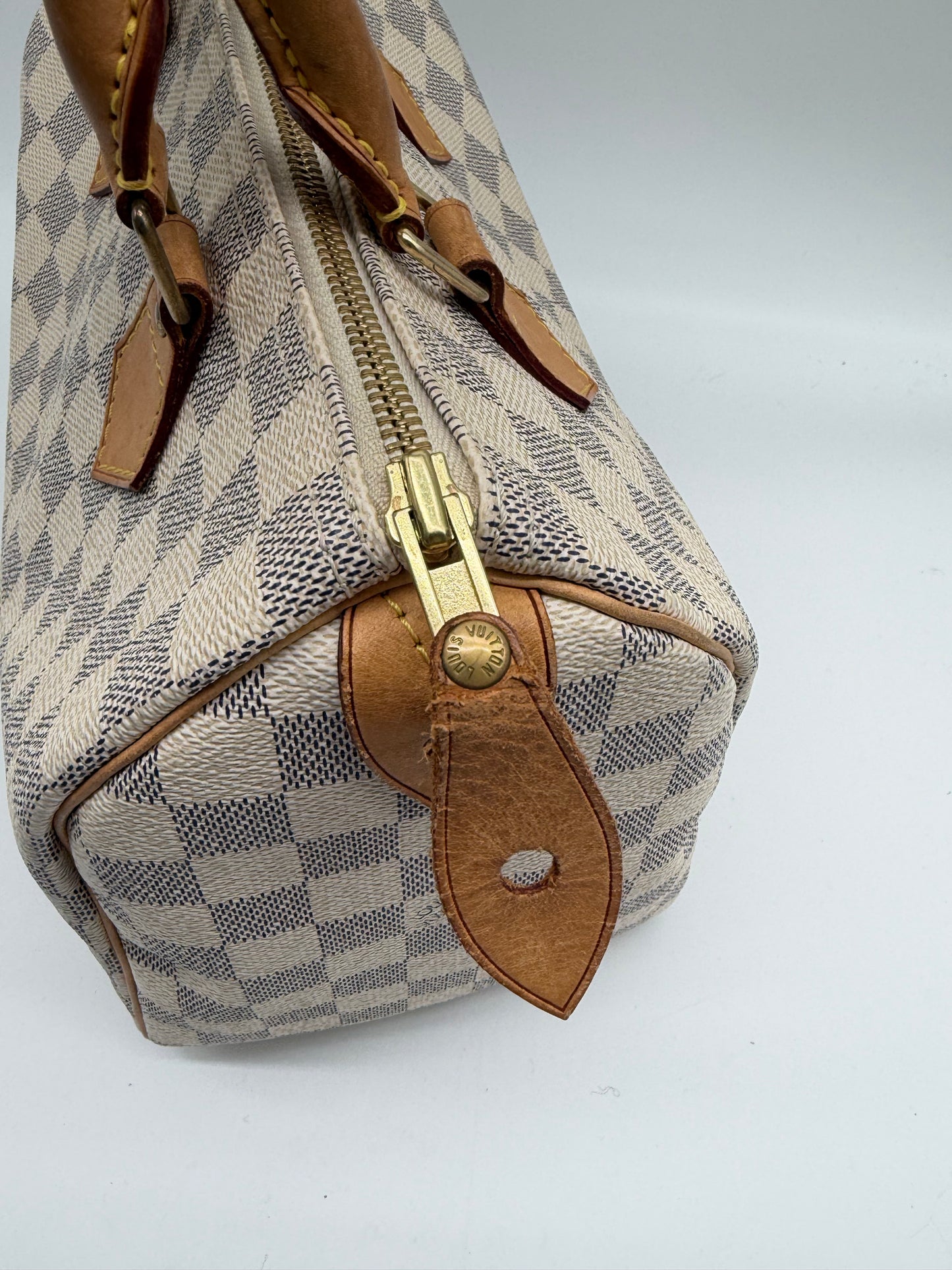 Louis Vuitton Speedy 25 Damier Azur Canvas Handtasche