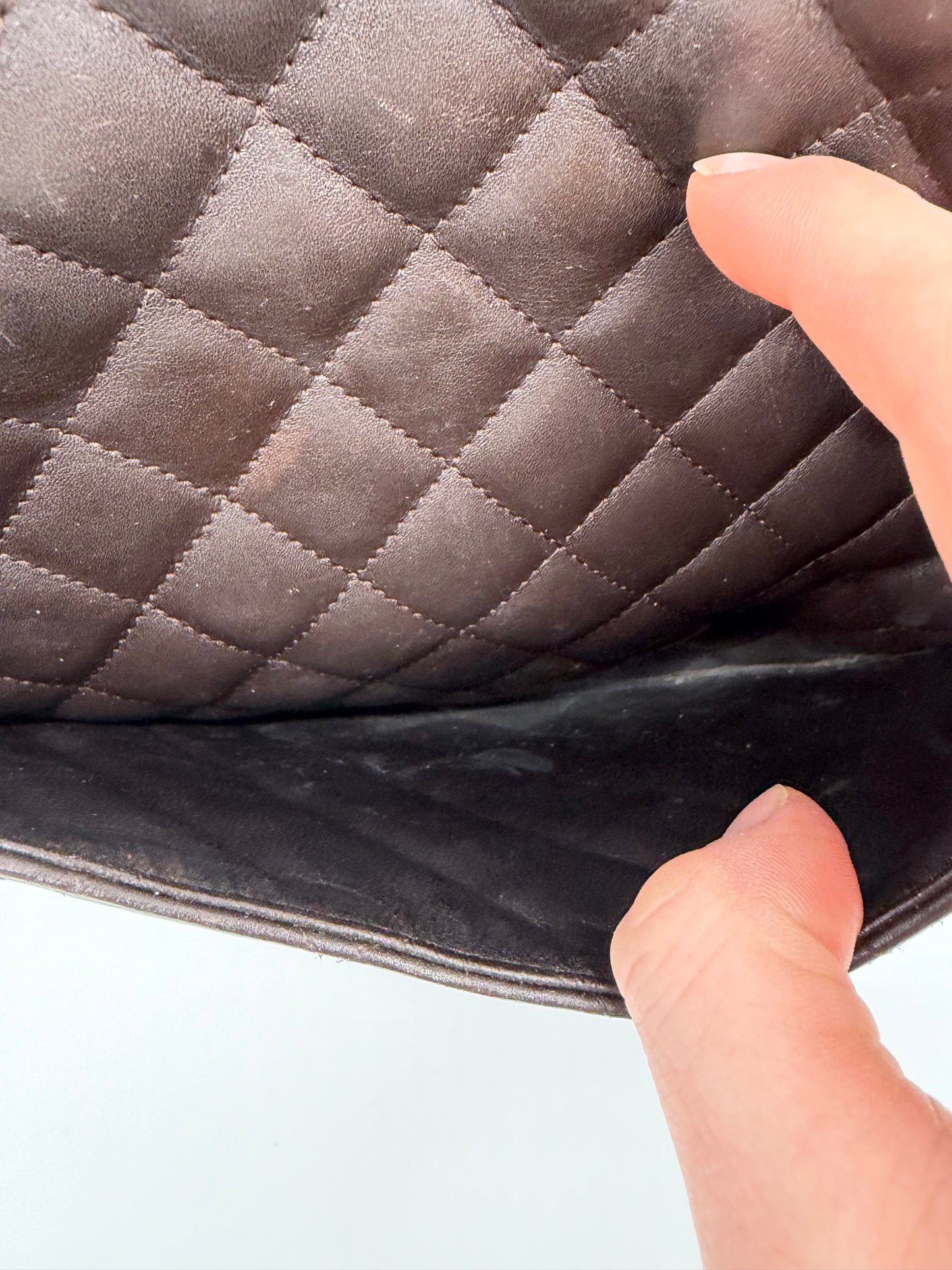 Chanel Cambon Tote Bag braune Shopping Handtasche