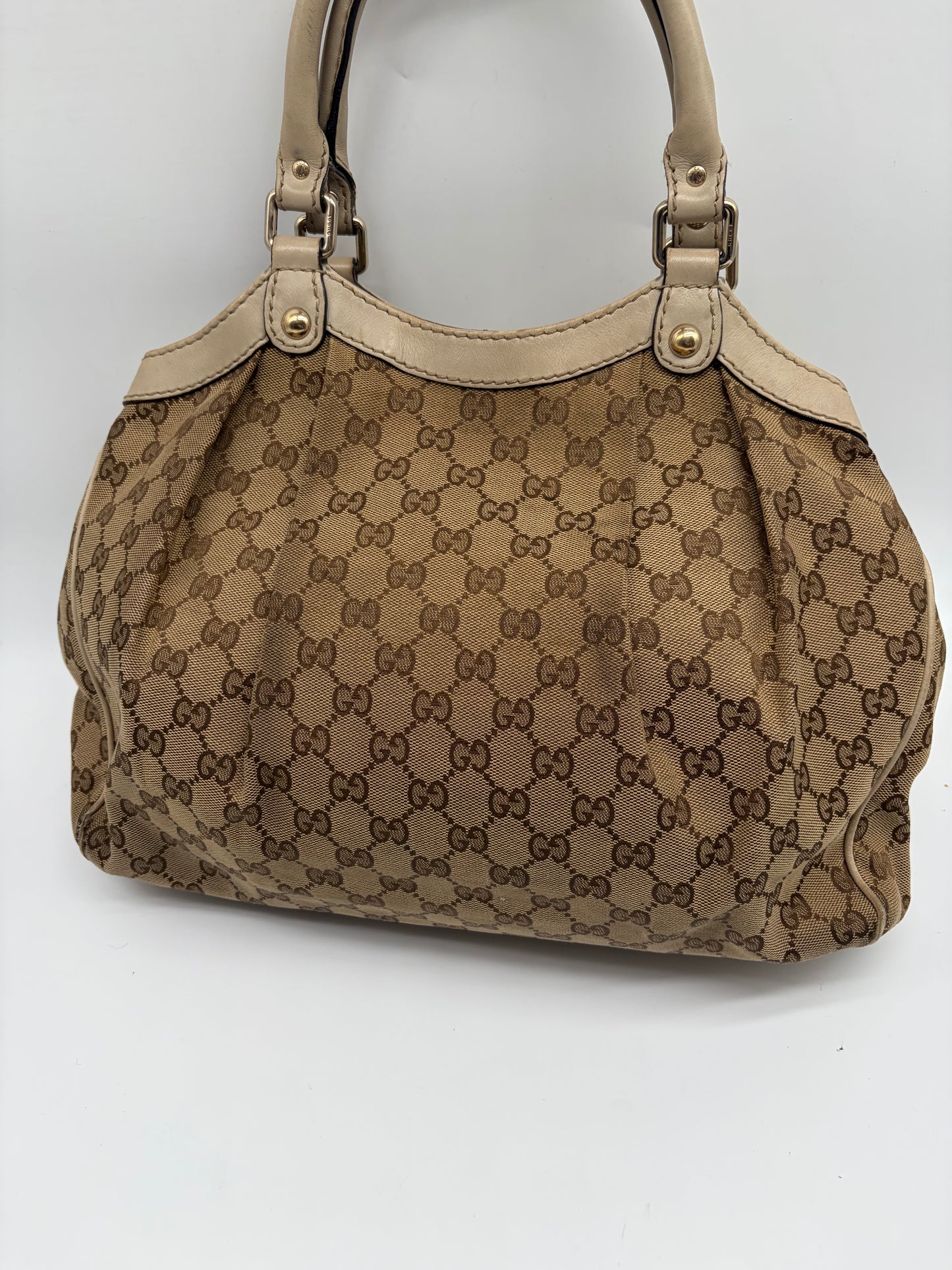 Gucci Sukey Medium Tote beige weiß Handtasche