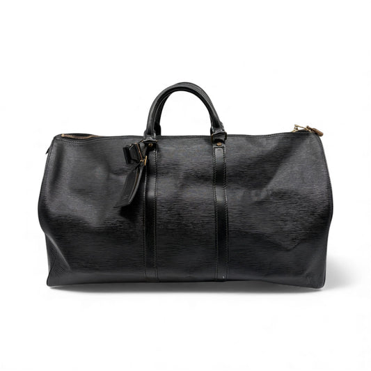 Louis Vuitton Keepall 60 Epi Leder Reisetasche schwarz
