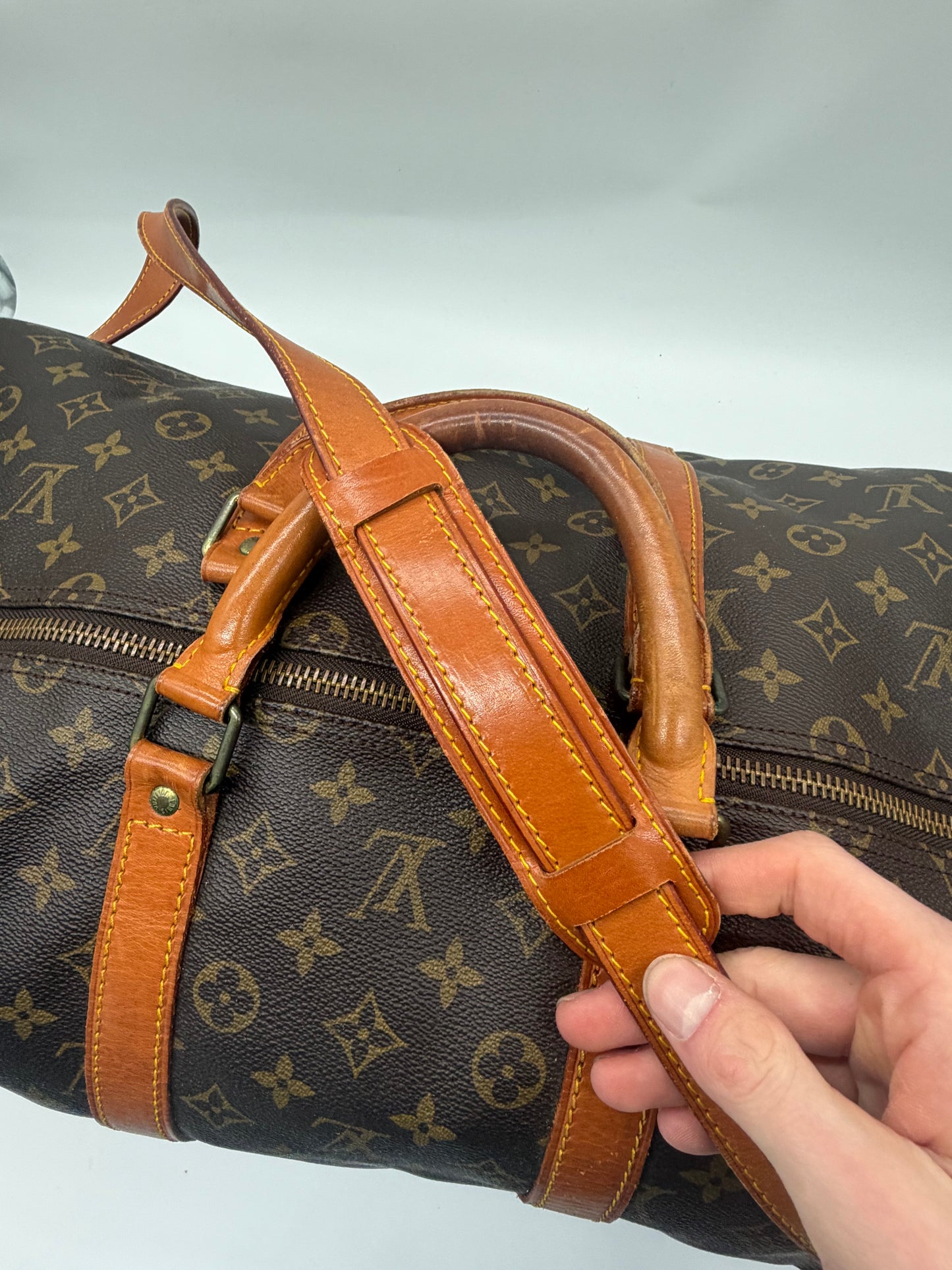 Louis Vuitton Keepall 50 Bandoulière Boston Bag Reisetasche