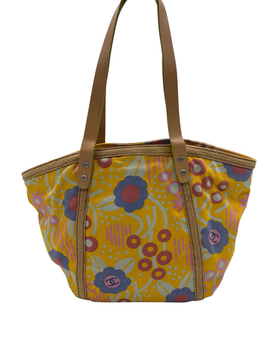 Chanel Flower Tote Bag Shopping Tasche