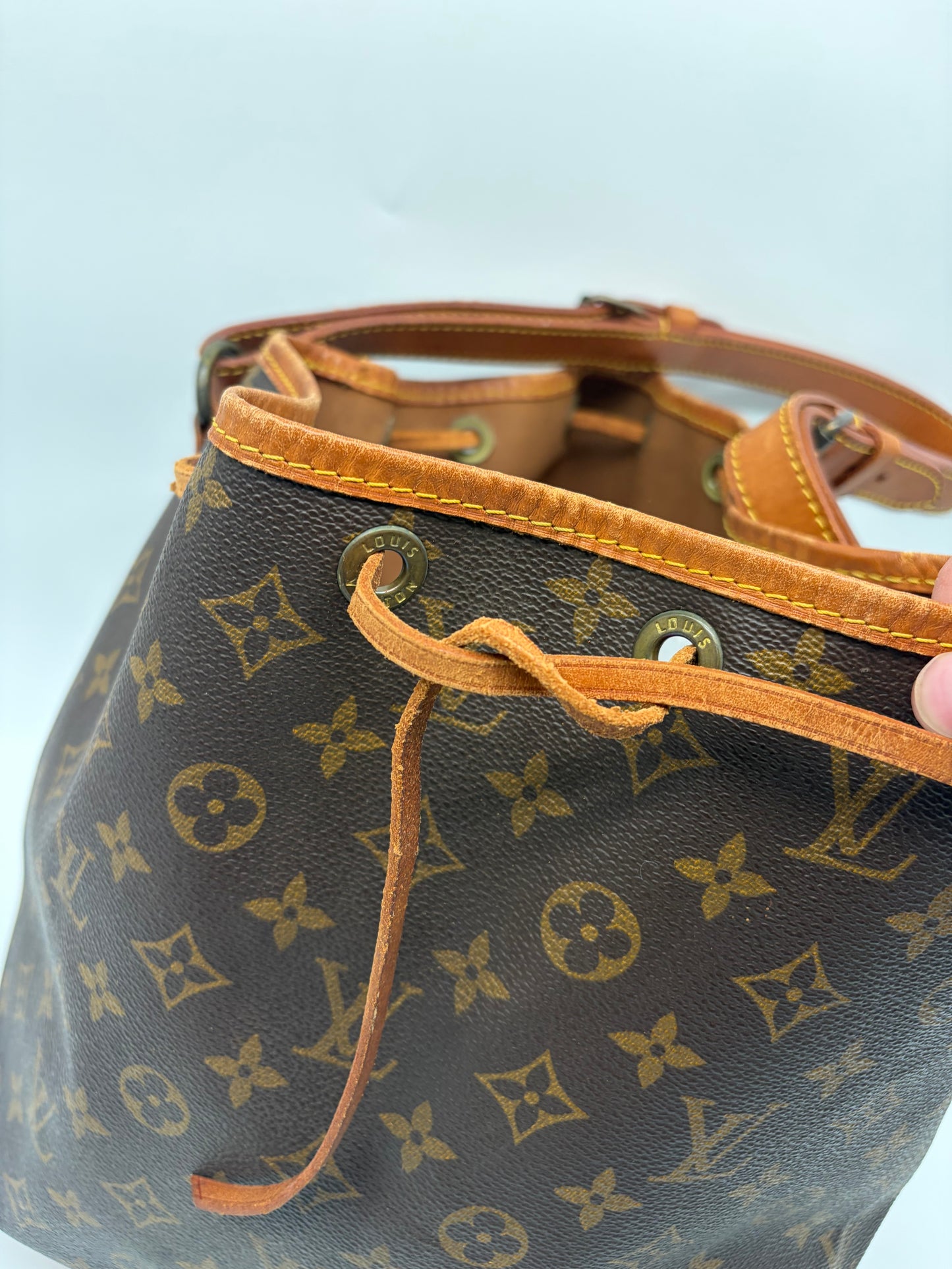 Louis Vuitton Petit Noé Monogram Canvas Bucket Bag