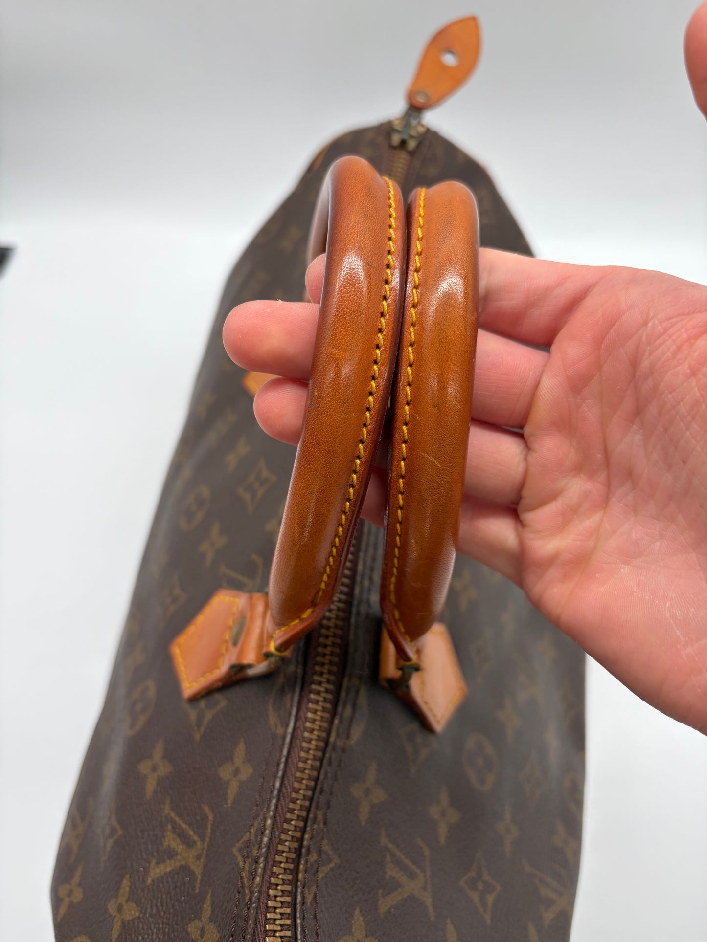 Louis Vuitton Monogram Speedy 35 braune Handtasche