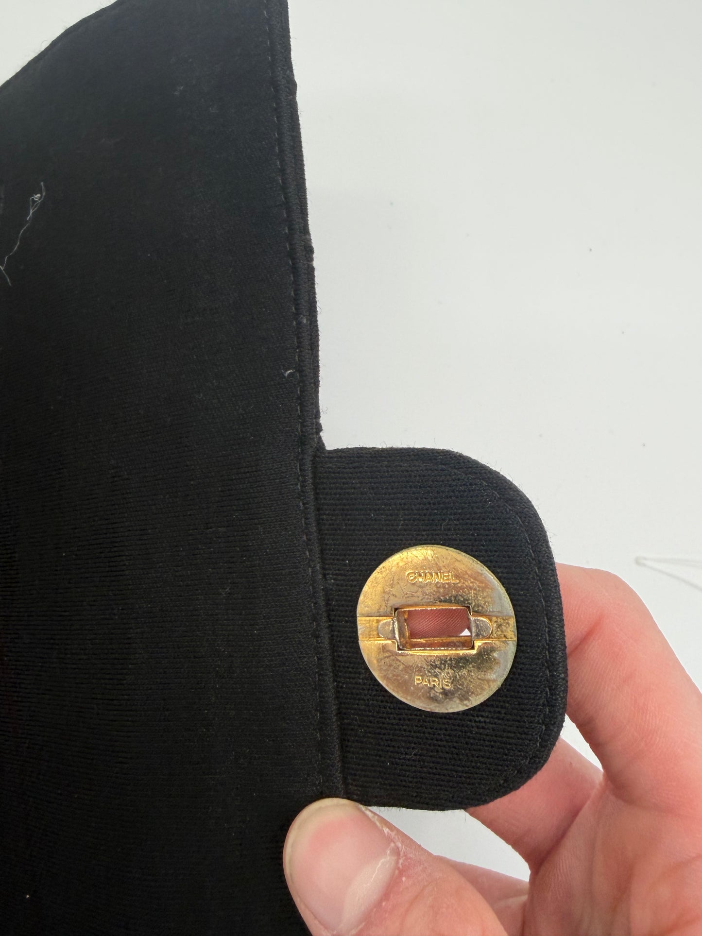 Chanel Timeless Double Flap Jersey Schultertasche