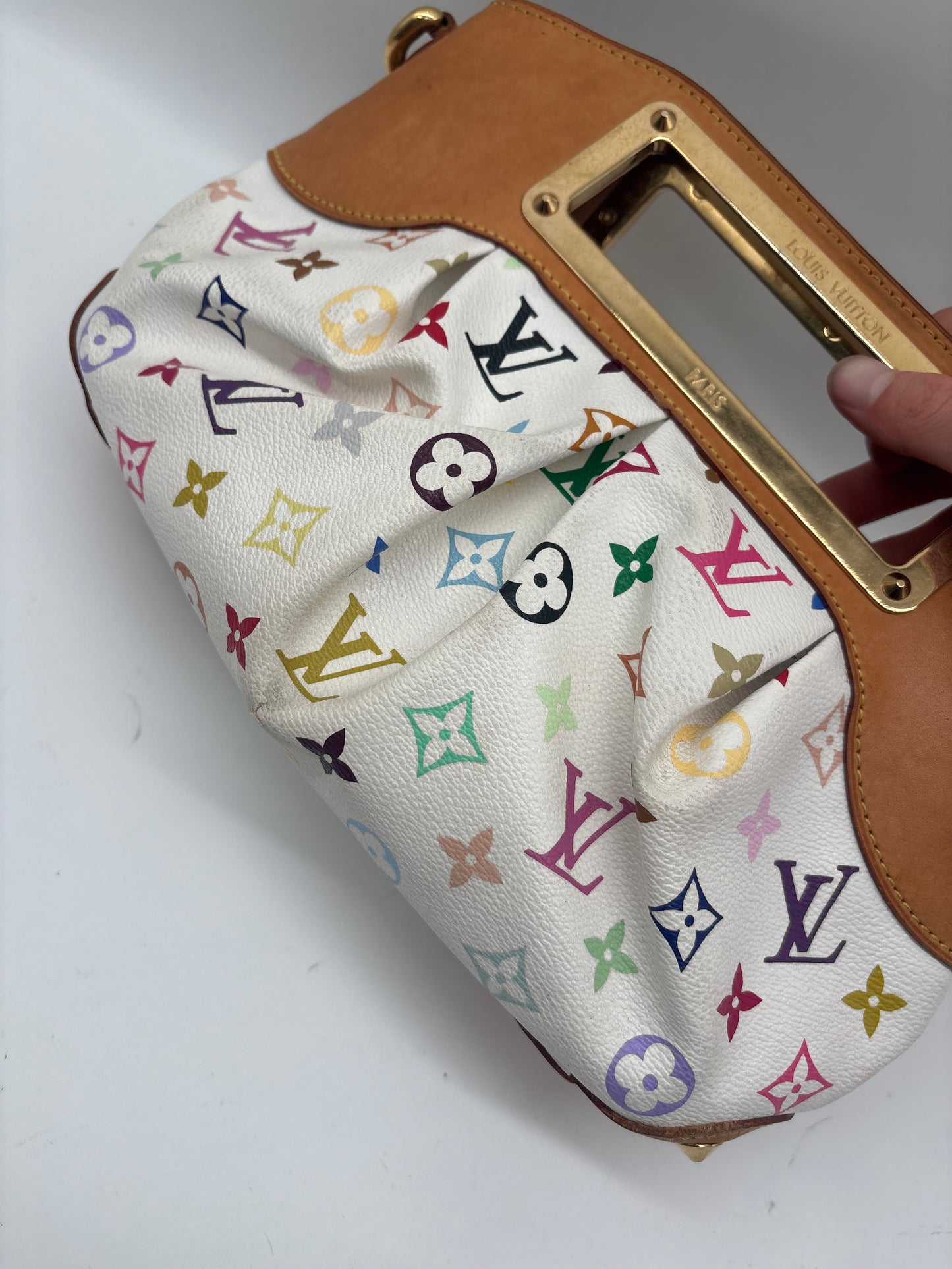 Louis Vuitton Multicolor Judy PM Handtasche x Takashi Murakami