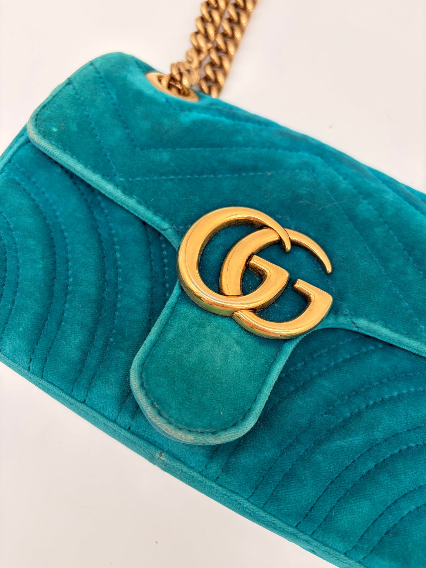 Gucci GG Marmont Samt Handtasche
