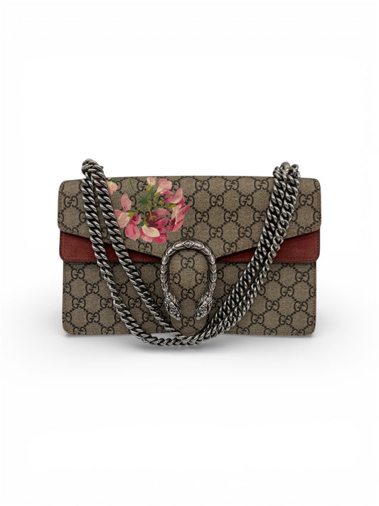 Gucci Dionysus GG Supreme Blumen Schultertasche