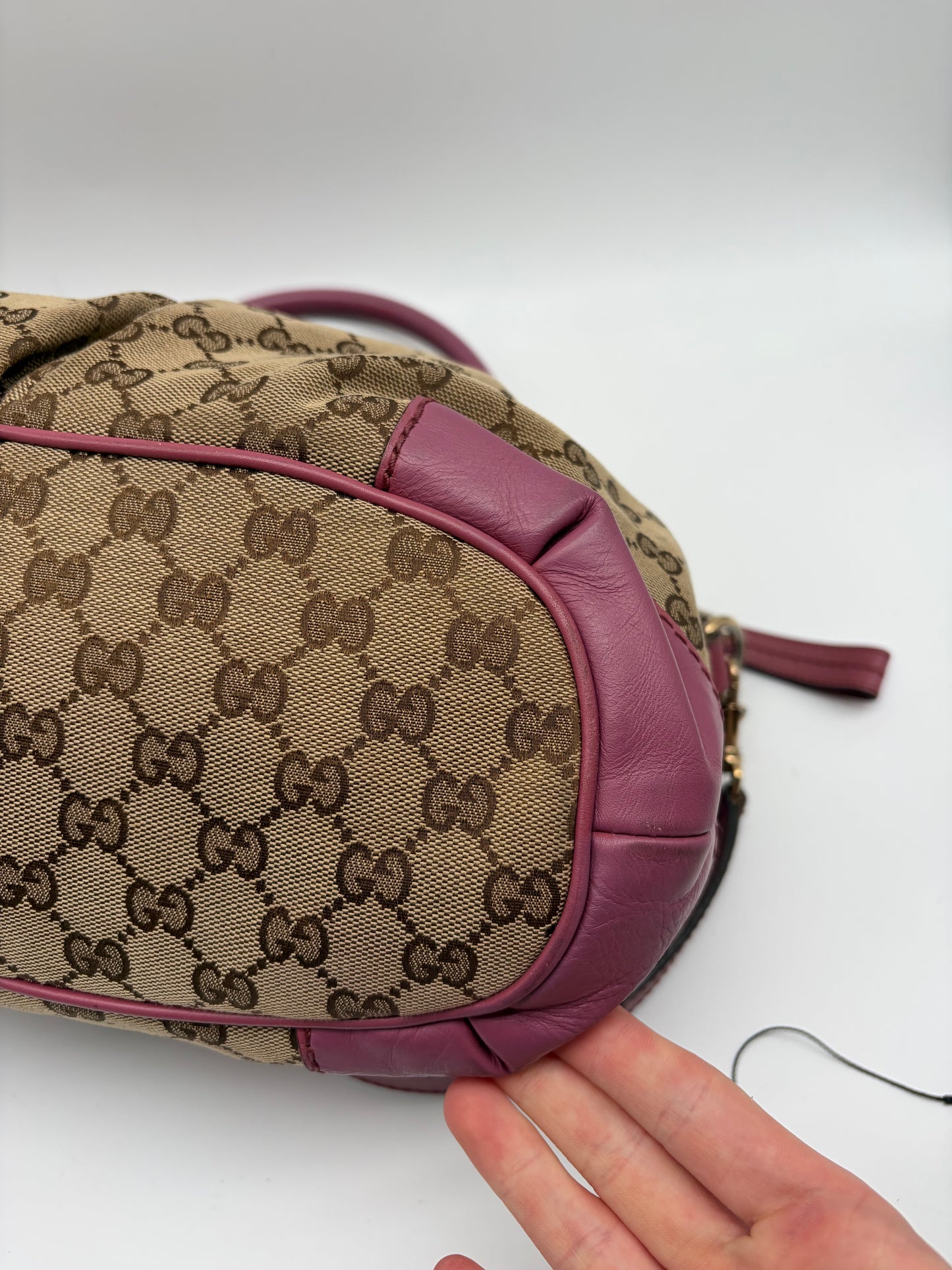 Gucci Sukey Tote GG Canvas Vintage – Rosa/Beige
