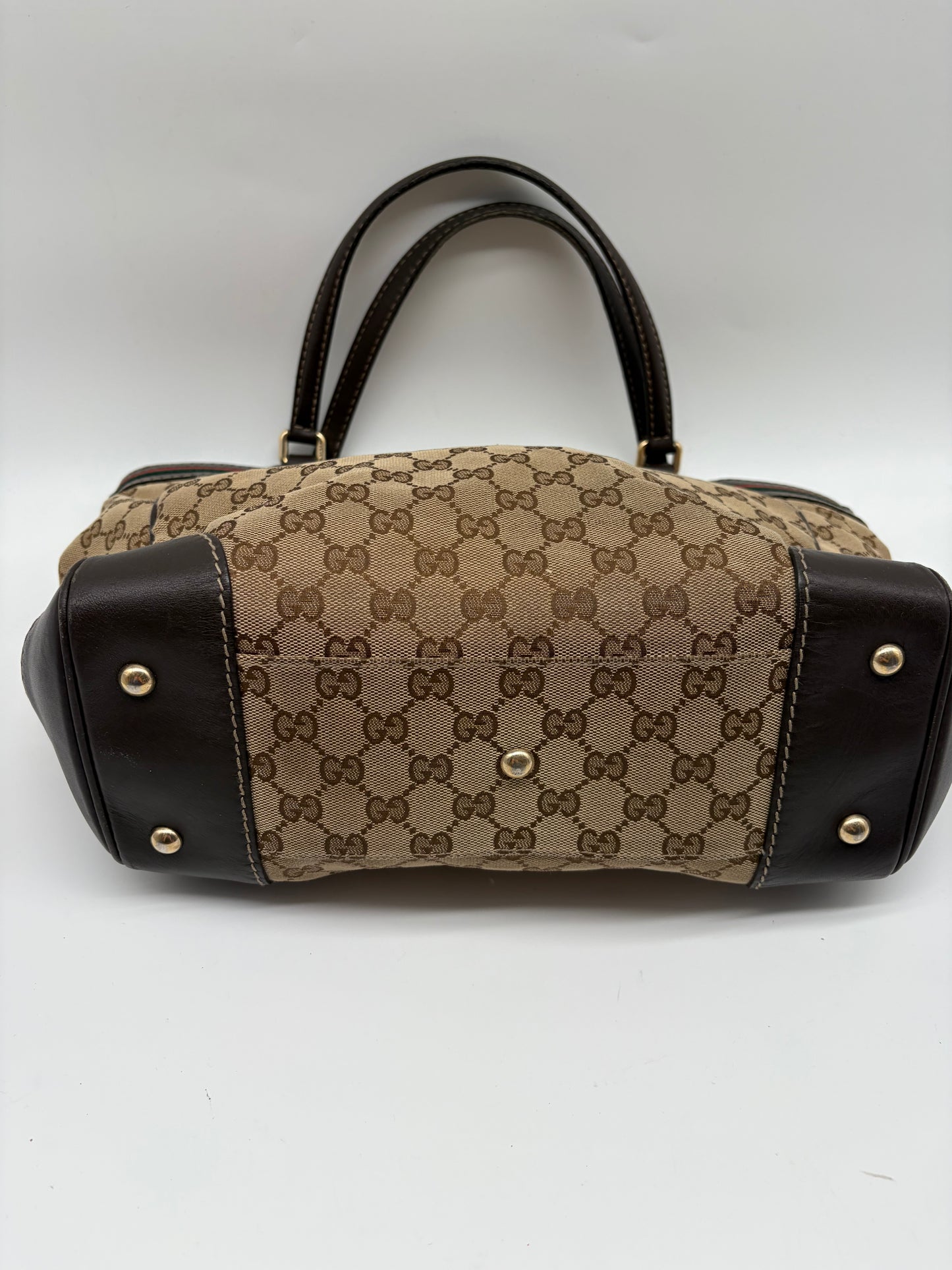 Gucci Mayfair Tote Bag Braun Beige