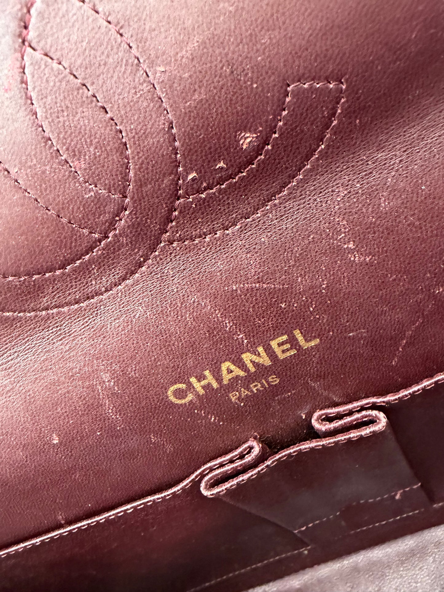 Chanel Timeless Double Flap Jersey Schultertasche